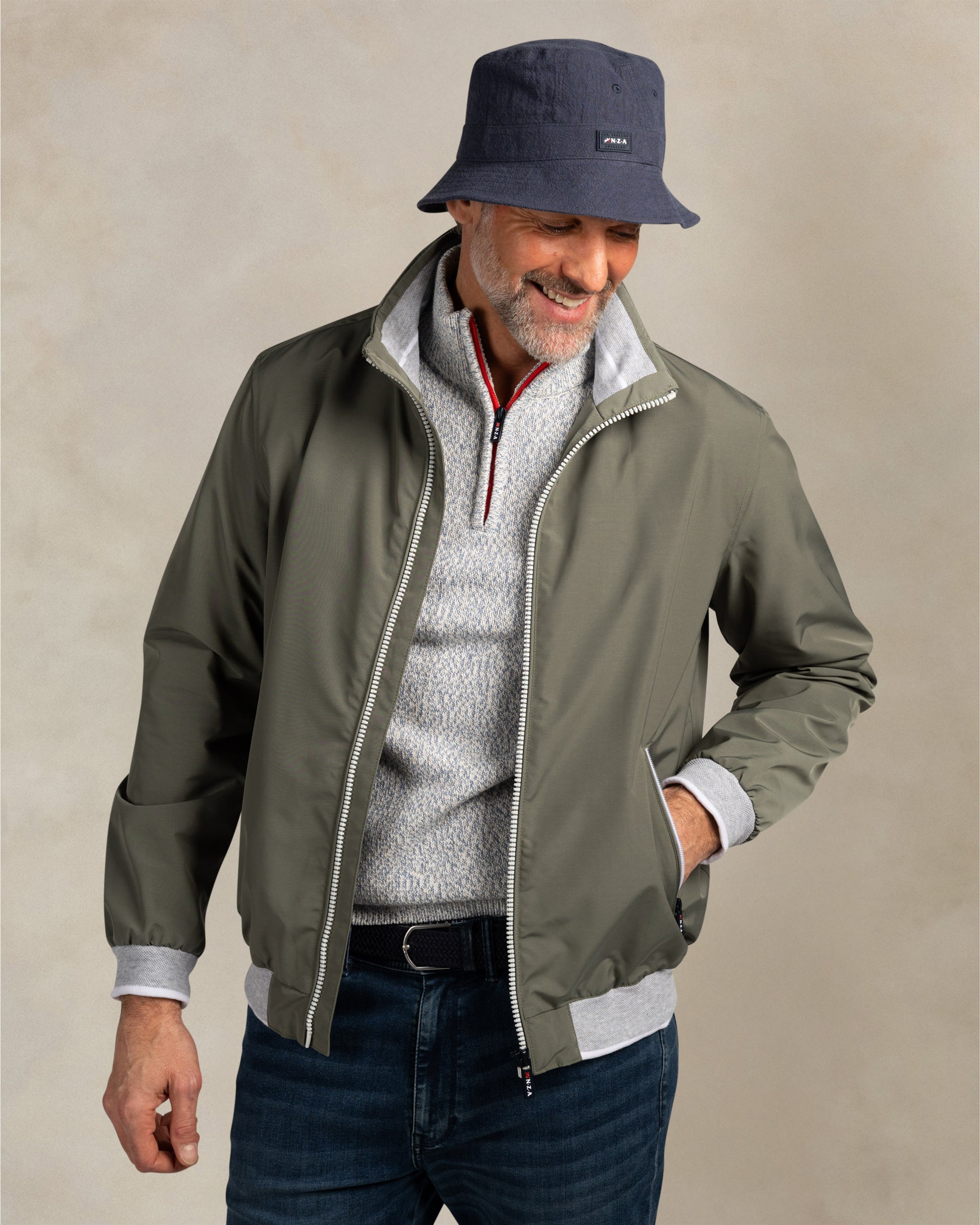 Blue 100% linen bucket hat Blue 100% linen bucket hat