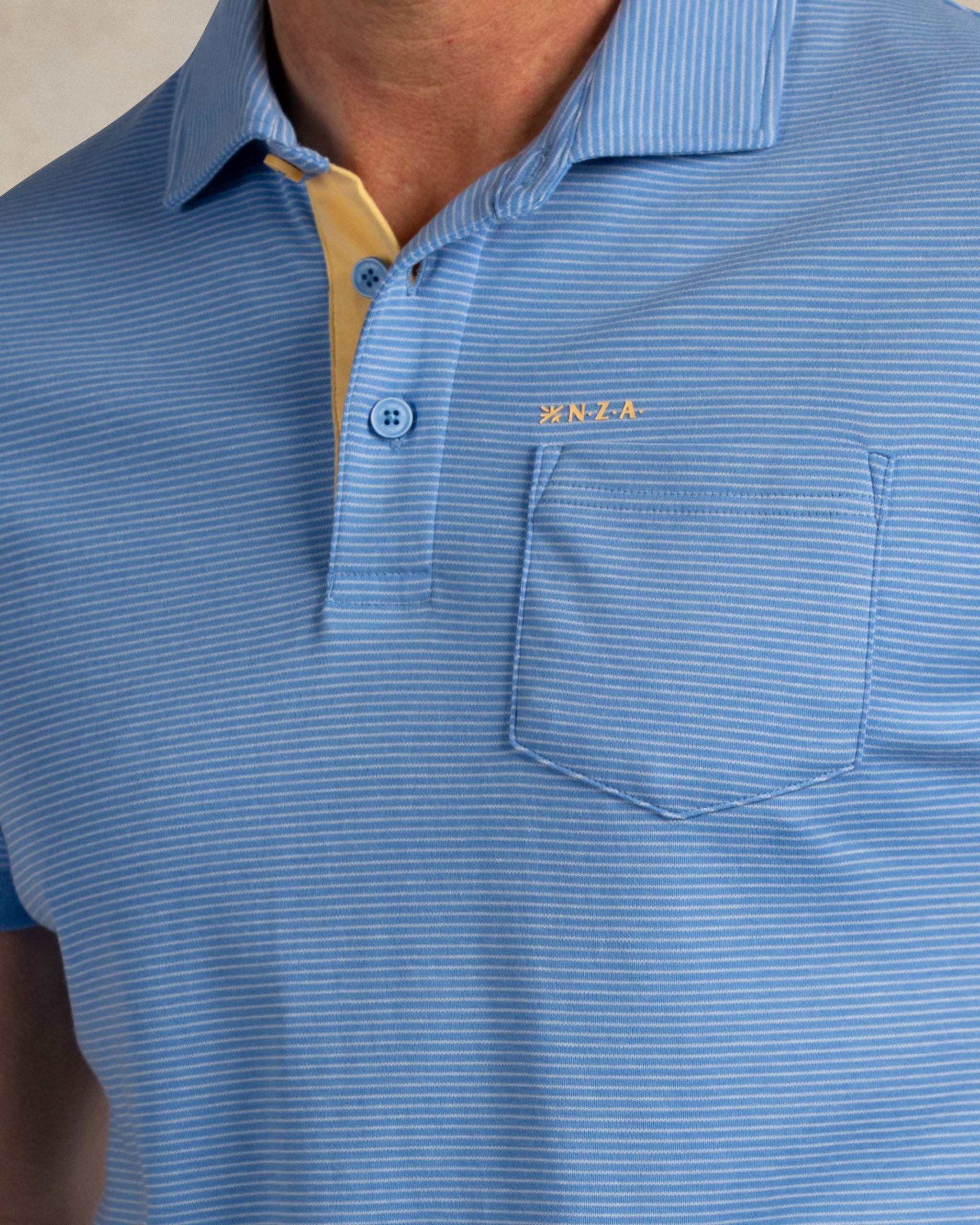 Light blue stretch polo Light blue stretch polo