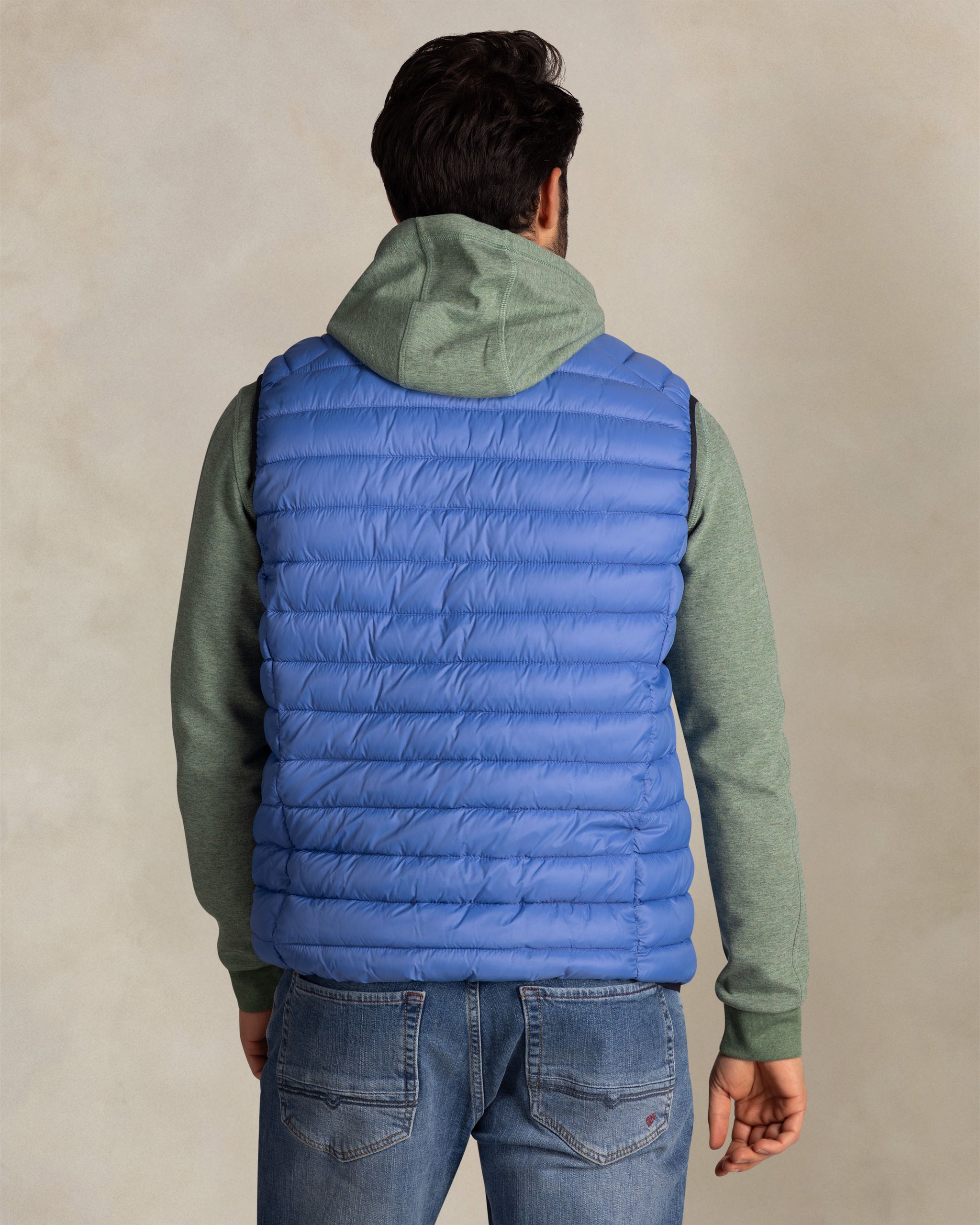 Bleu bodywarmer matelassé Bleu bodywarmer matelassé