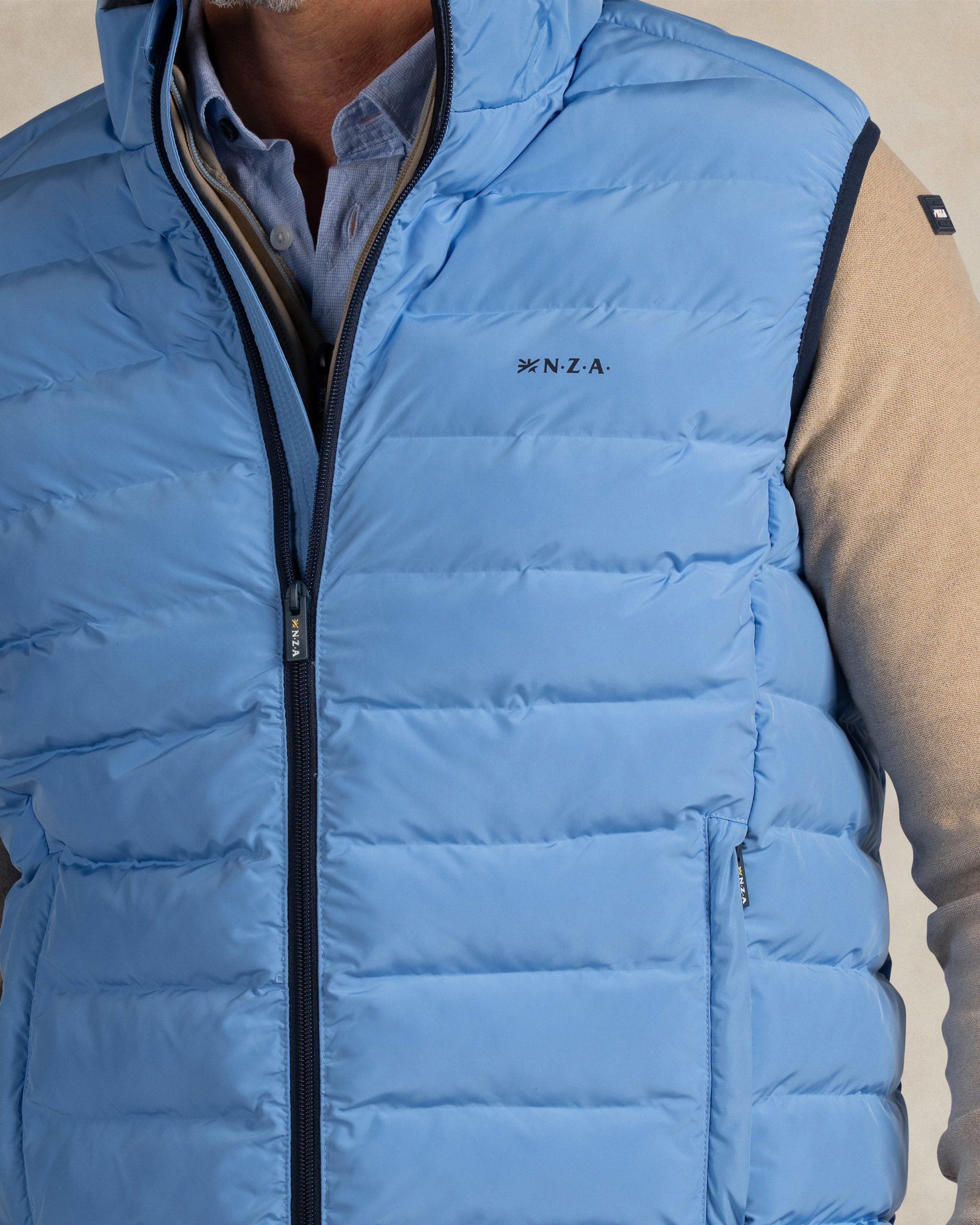 Blue padded bodywarmer Blue padded bodywarmer