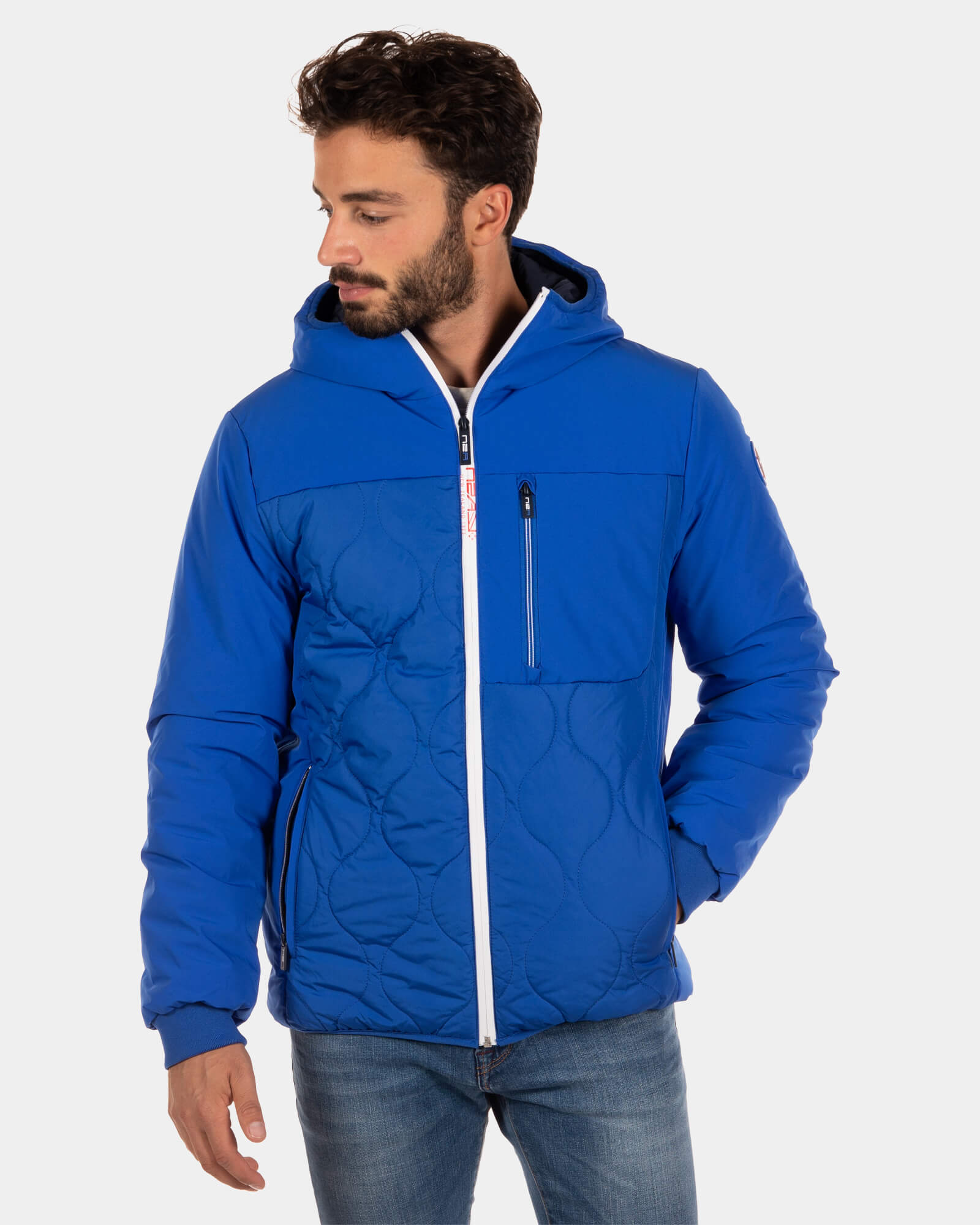 Technical snow jacket Lower Birch - Blizzard Blue Technical snow jacket Lower Birch - Blizzard Blue