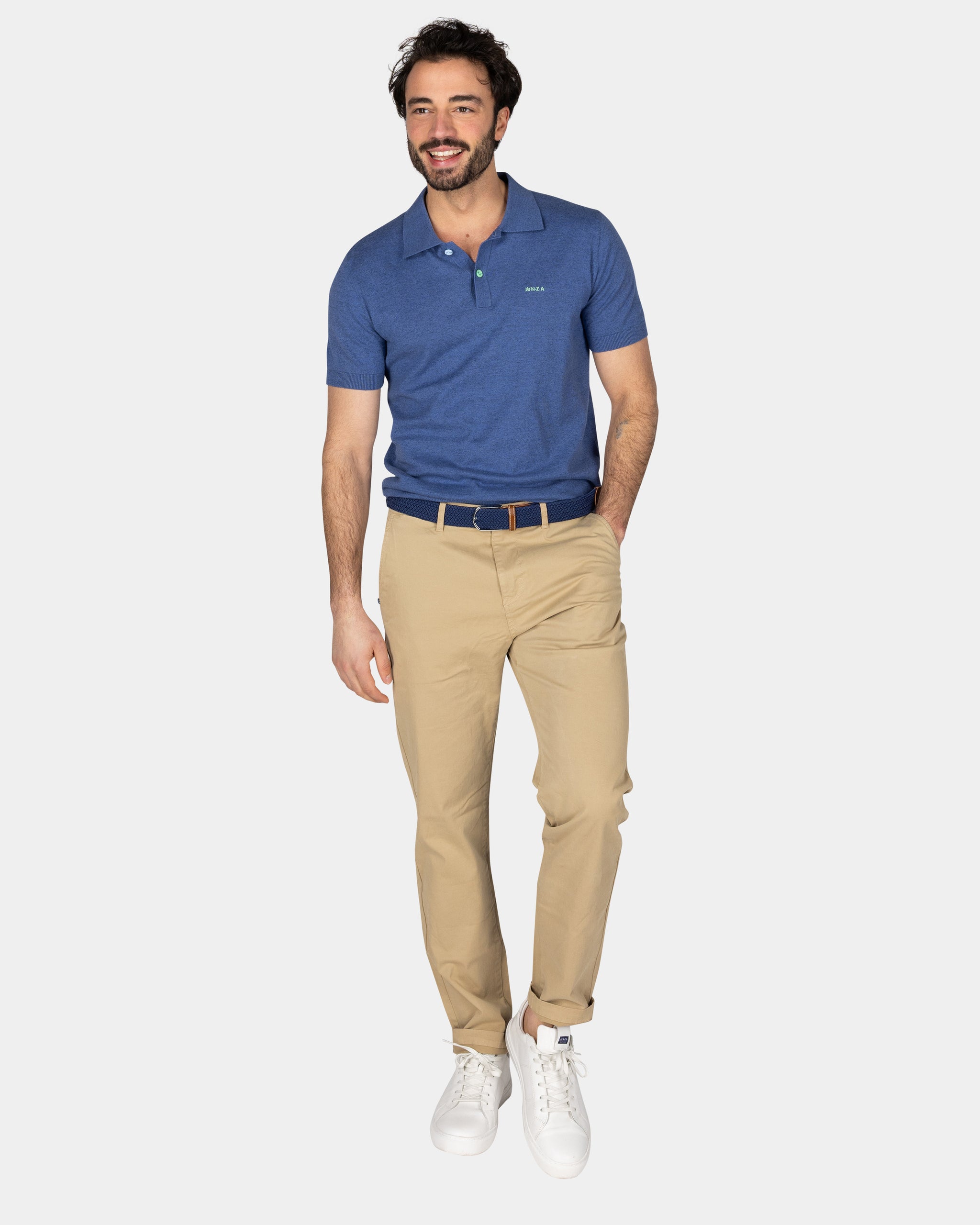 Basic marineblaues Poloshirt Basic marineblaues Poloshirt