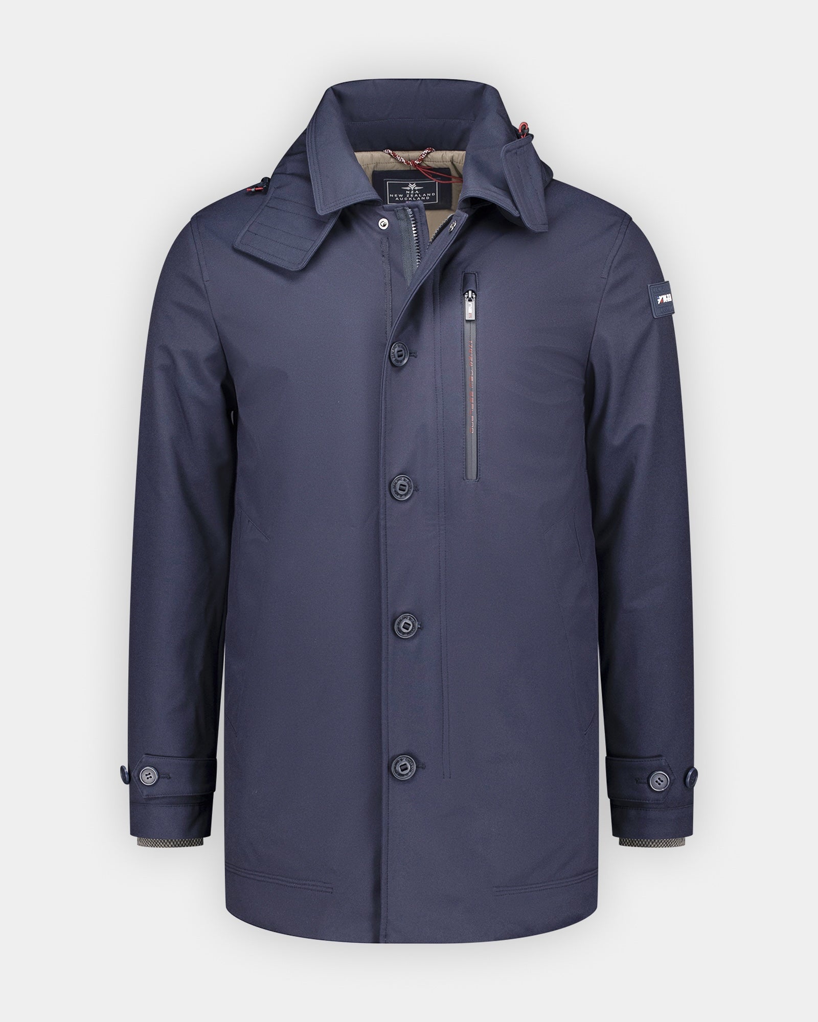 Blauer stretchjacke aus polyester Blauer stretchjacke aus polyester