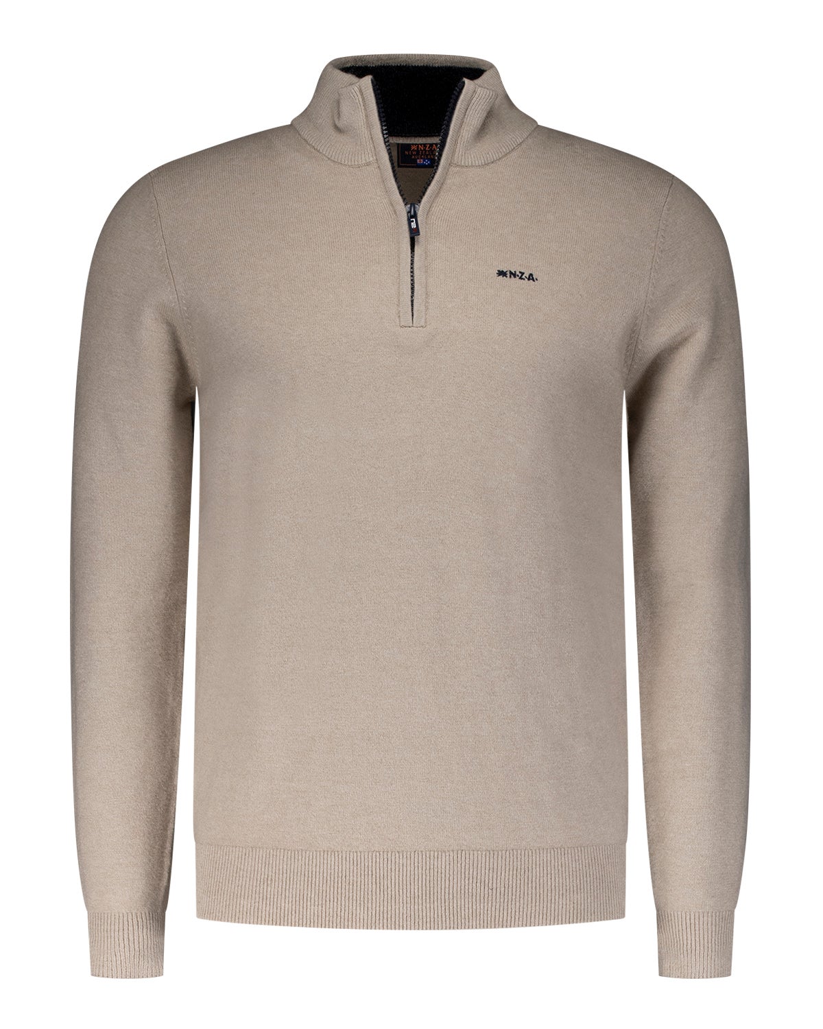 Sand-colored pullover with elastane - Shimmering Sand Sand-colored pullover with elastane - Shimmering Sand