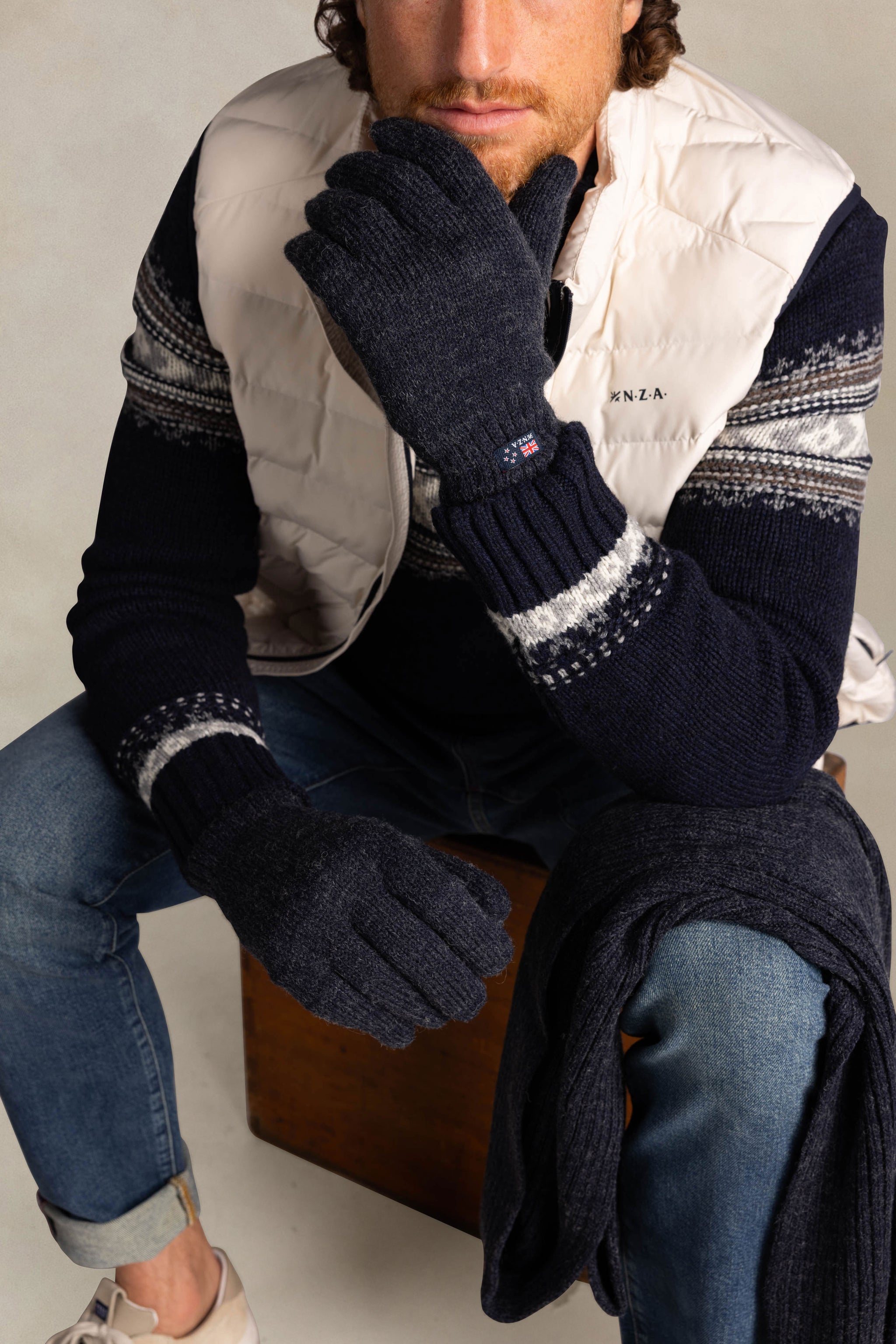 Blue gloves Blue gloves