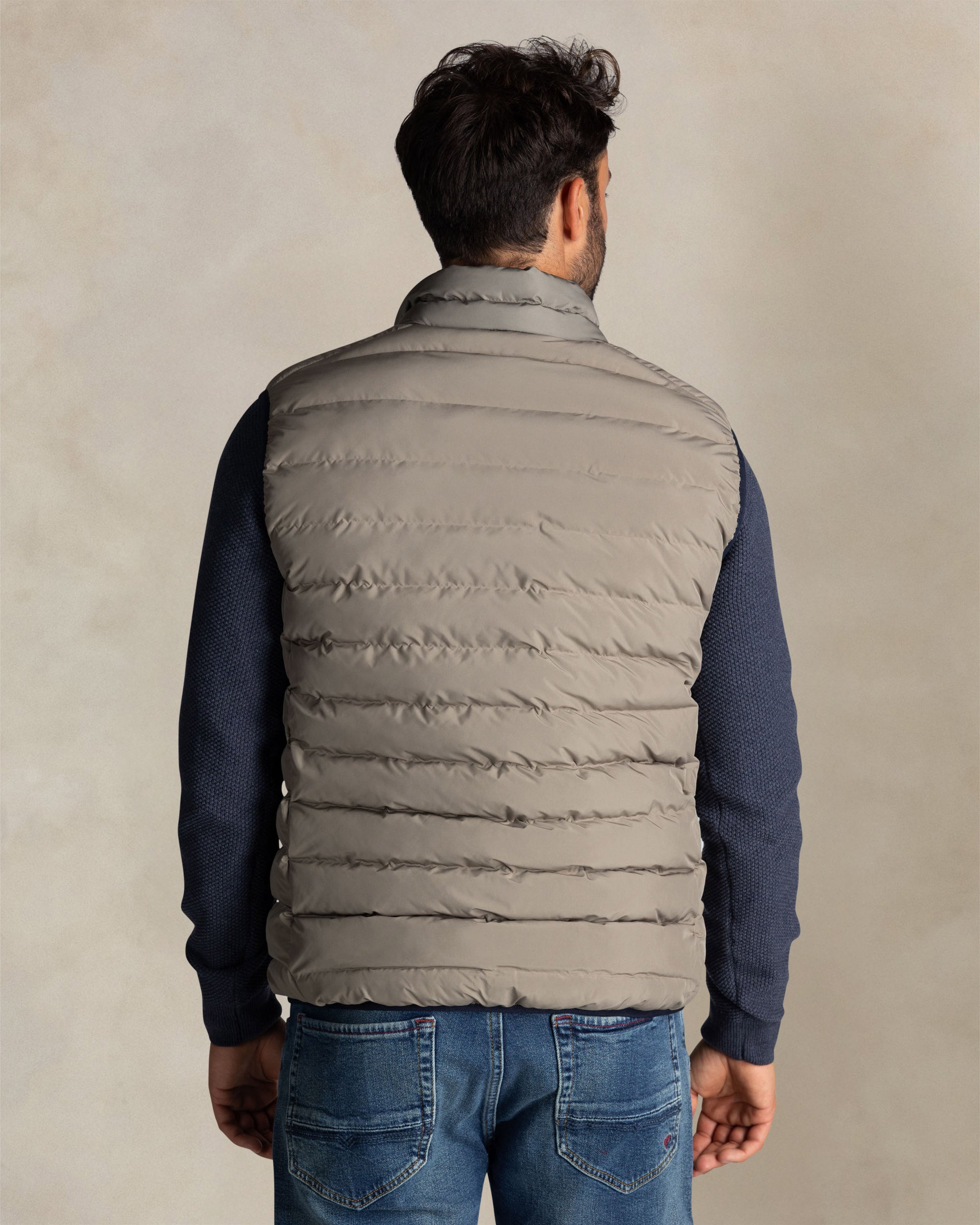 Chaleco acolchado ecru Chaleco acolchado ecru