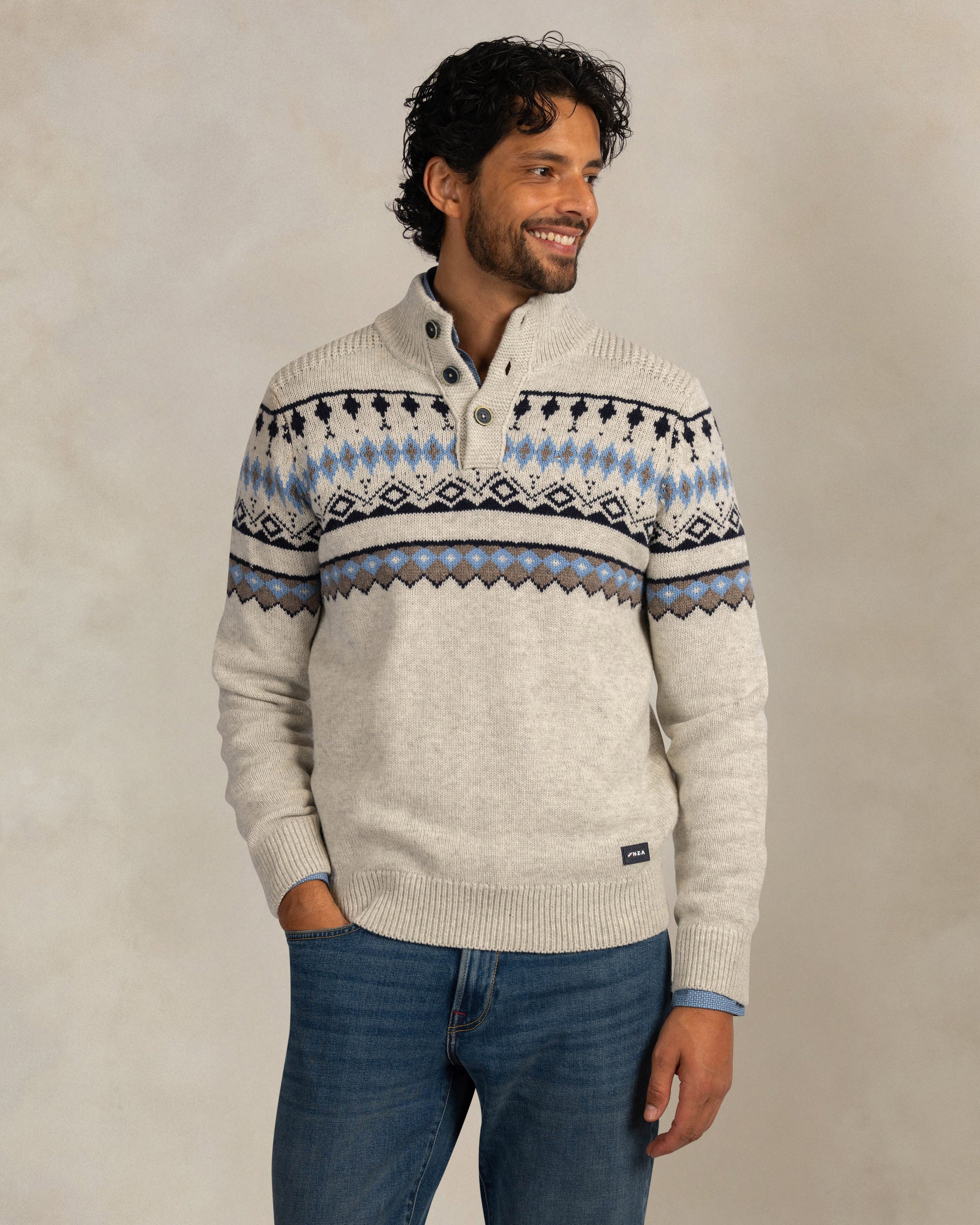 Ecru nordic knit Ecru nordic knit