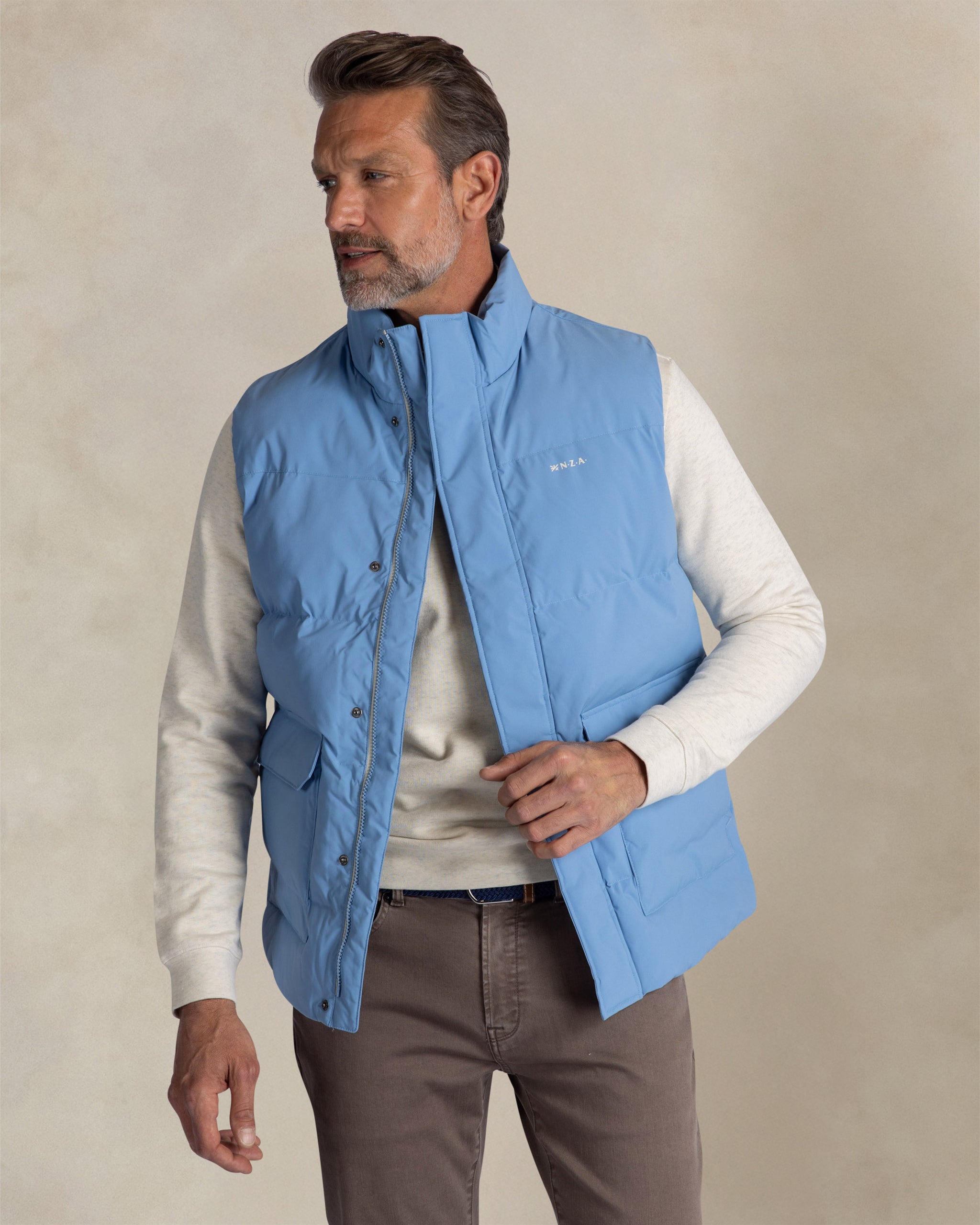 Blue bodywarmer Blue bodywarmer