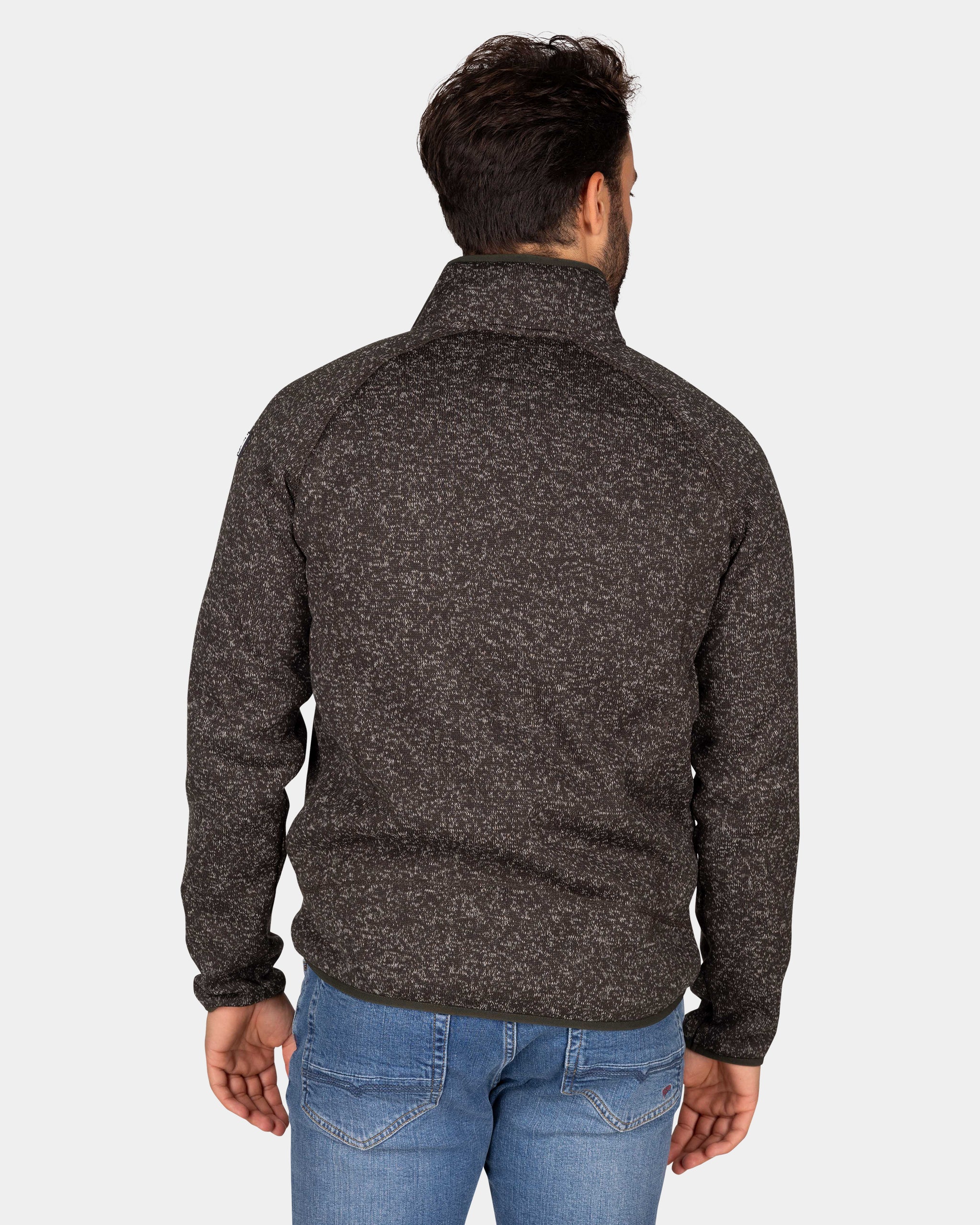 Dark brown fleece cardigan - Dark Mocca Dark brown fleece cardigan - Dark Mocca