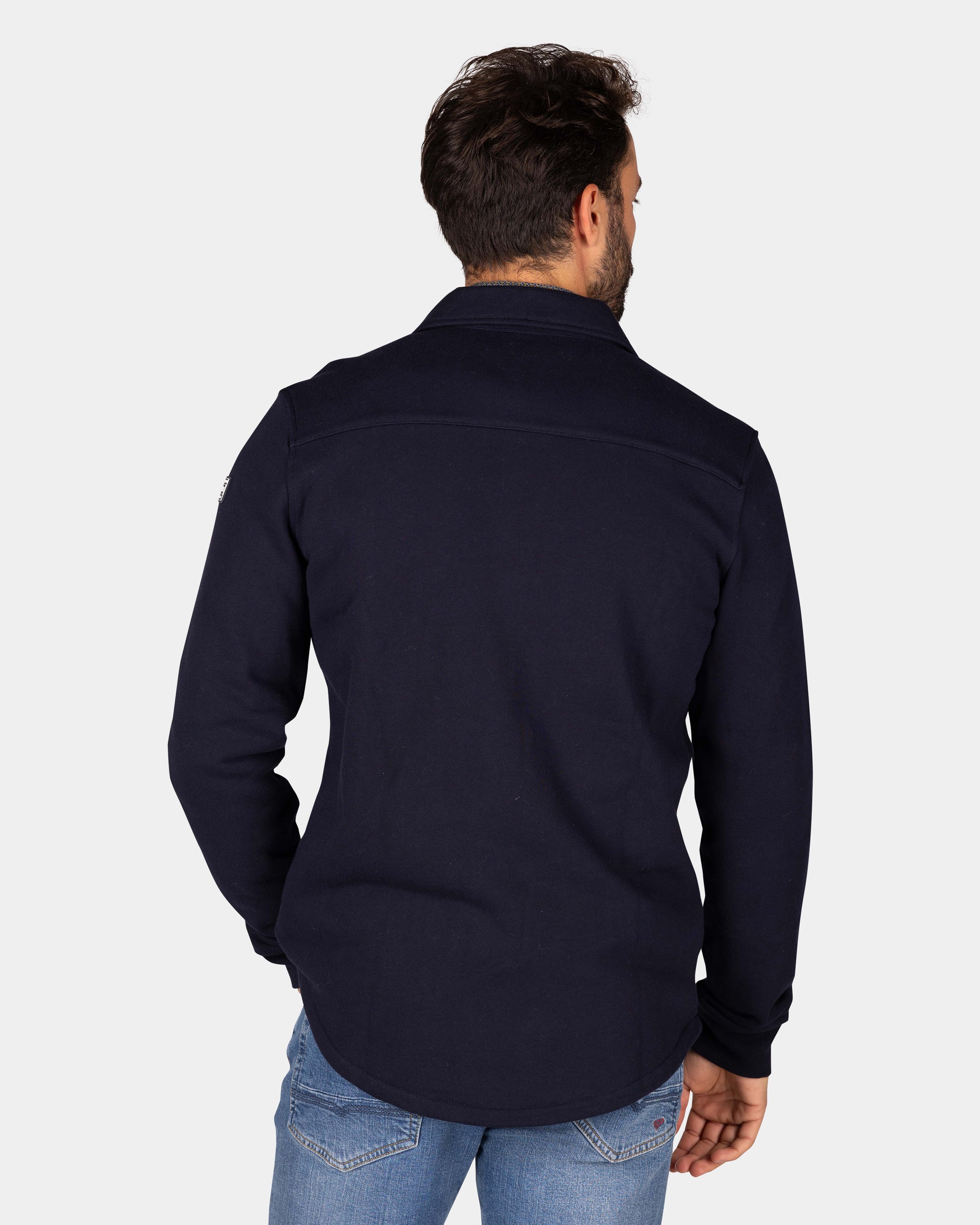 Dark blue fleece overshirt - Winter Navy Dark blue fleece overshirt - Winter Navy