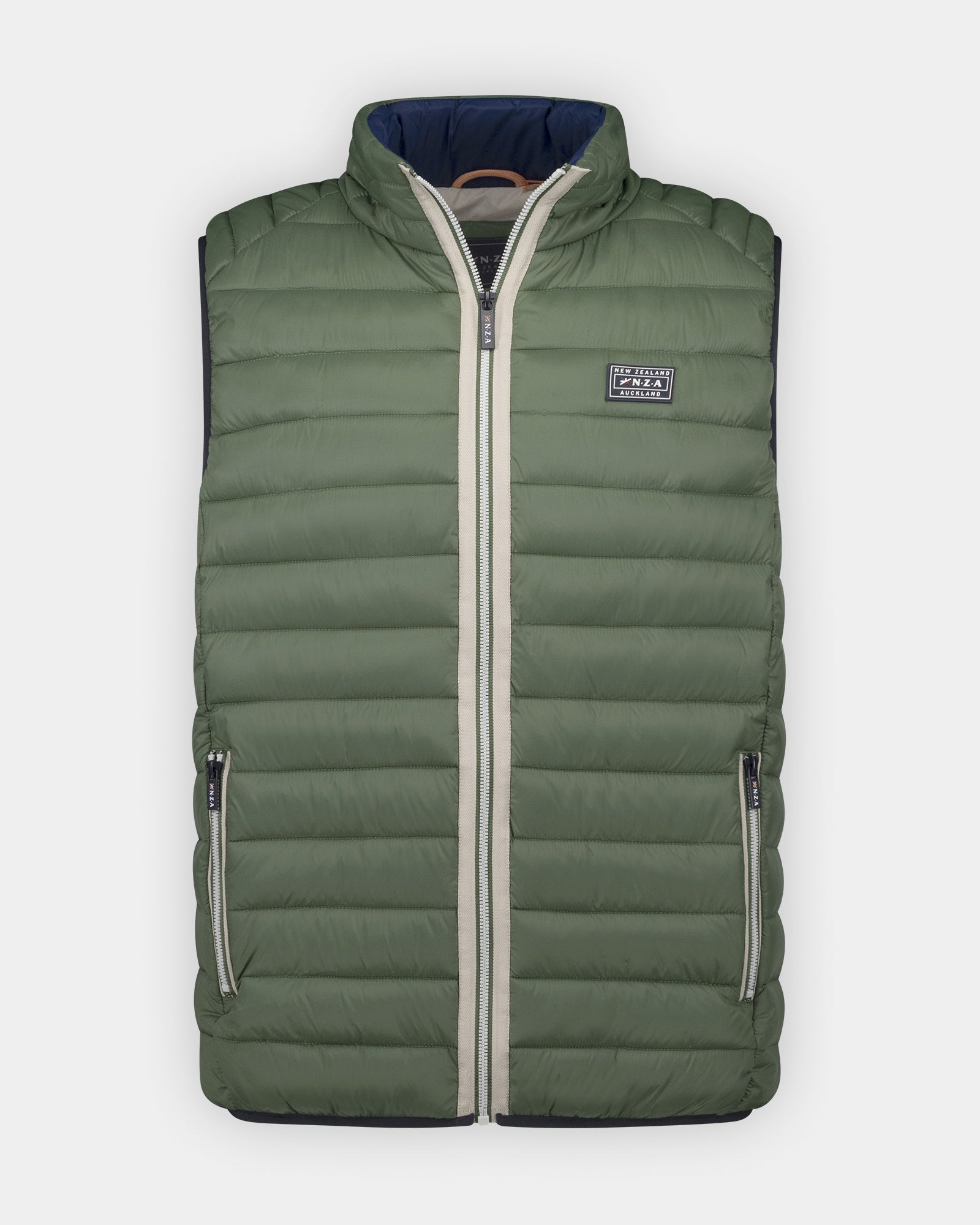 Groene gewatteerde bodywarmer Groene gewatteerde bodywarmer