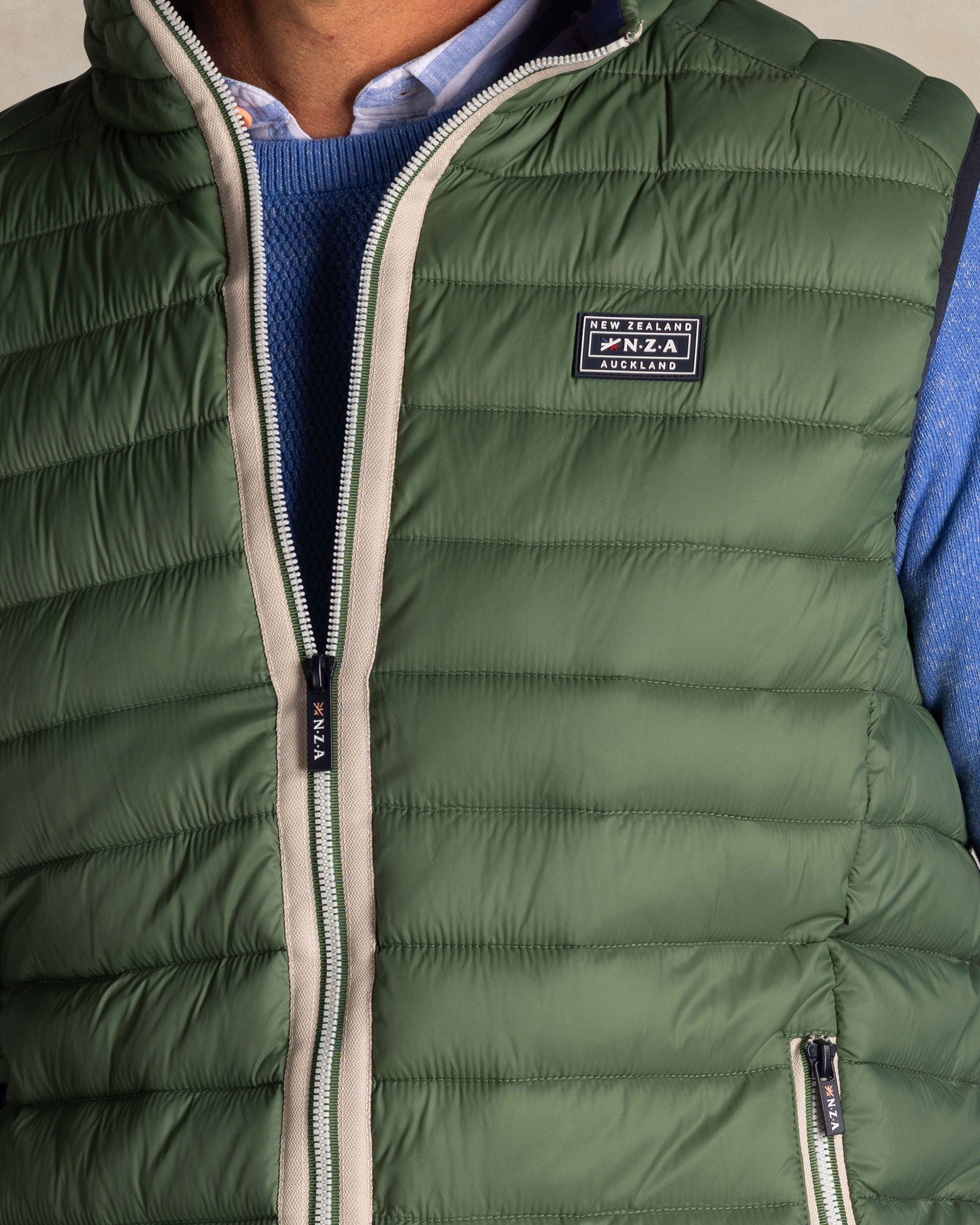 Chaleco acolchado verde Chaleco acolchado verde