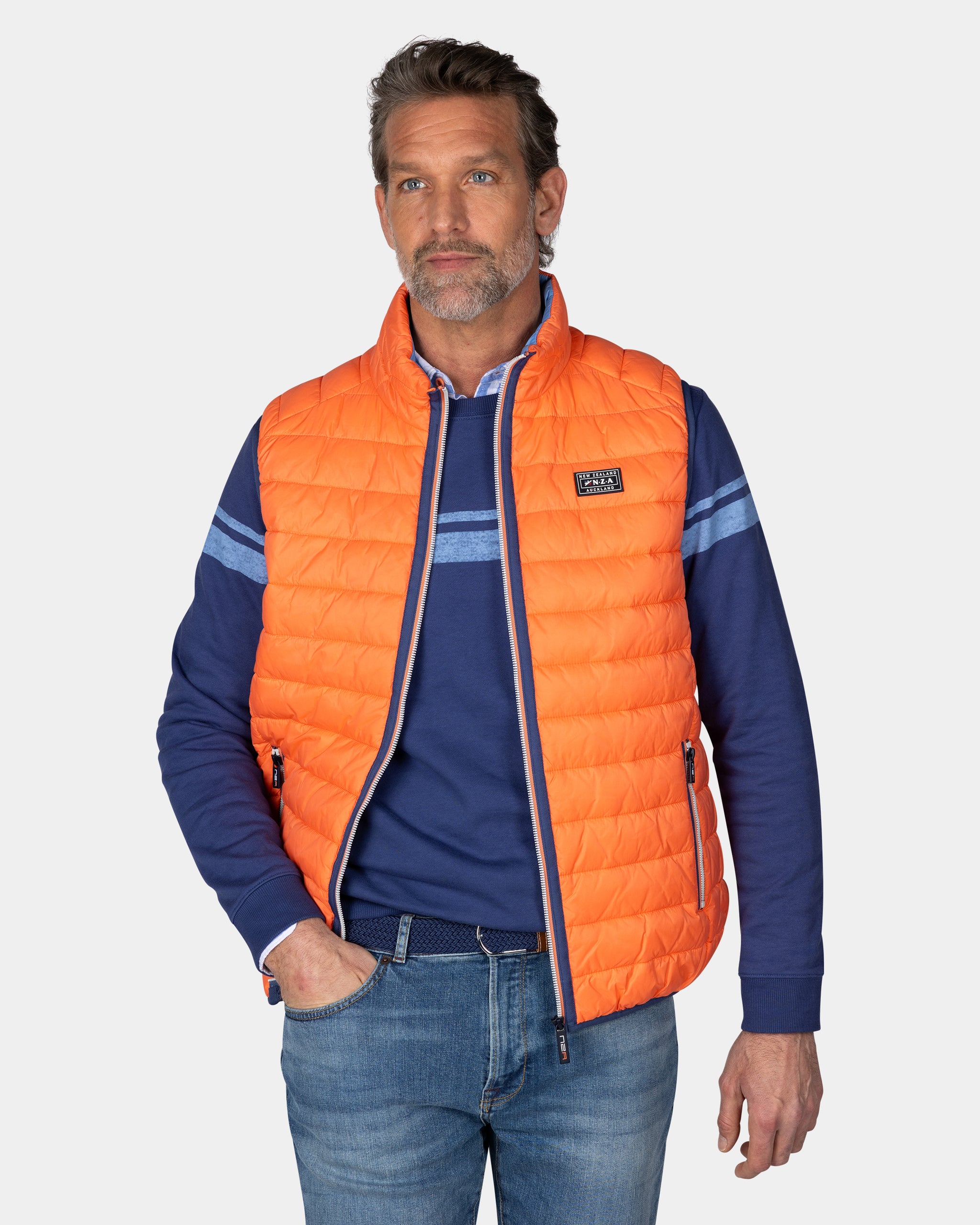 Oranje bodywarmer Oranje bodywarmer