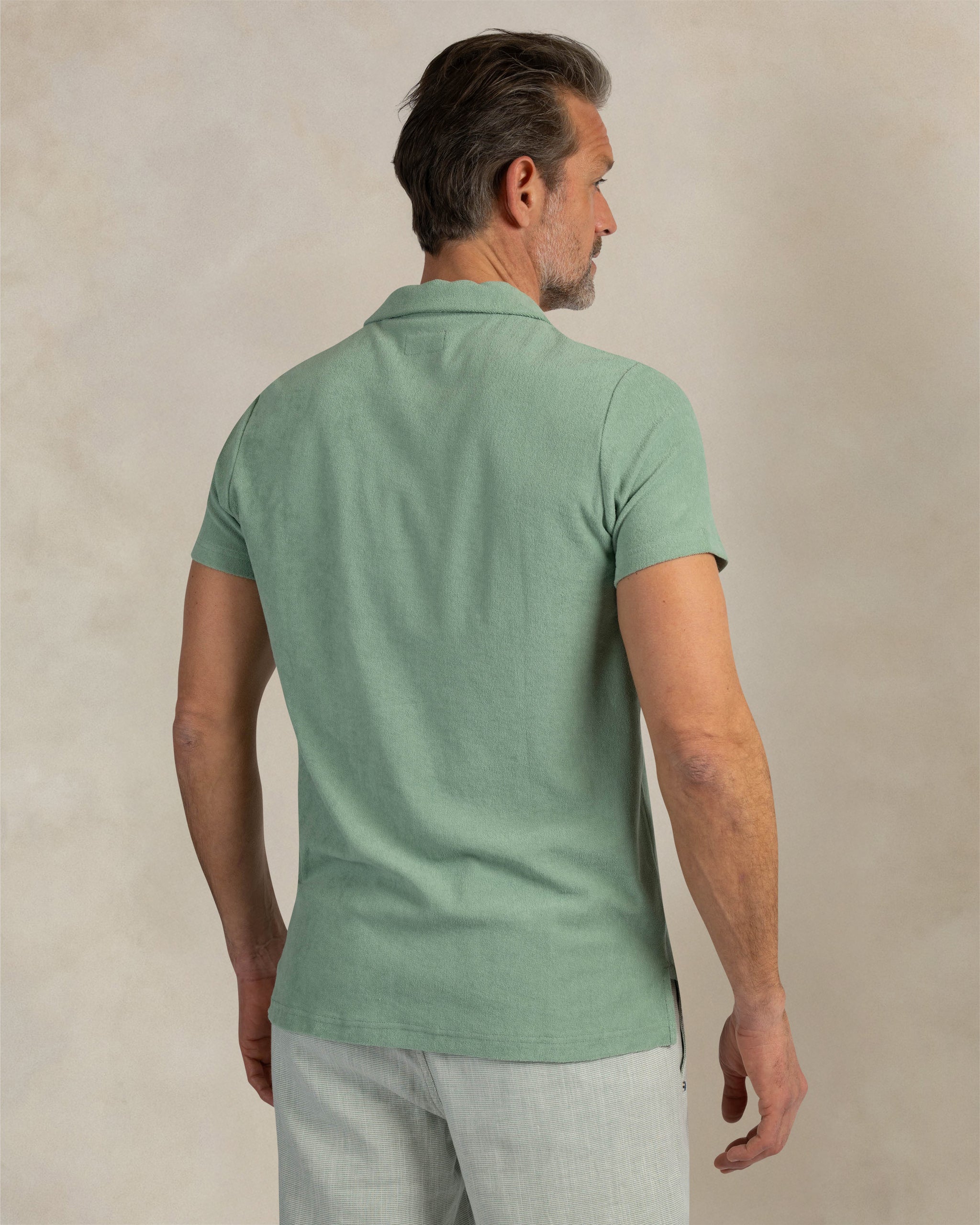 Polo vert 100 % coton Polo vert 100 % coton