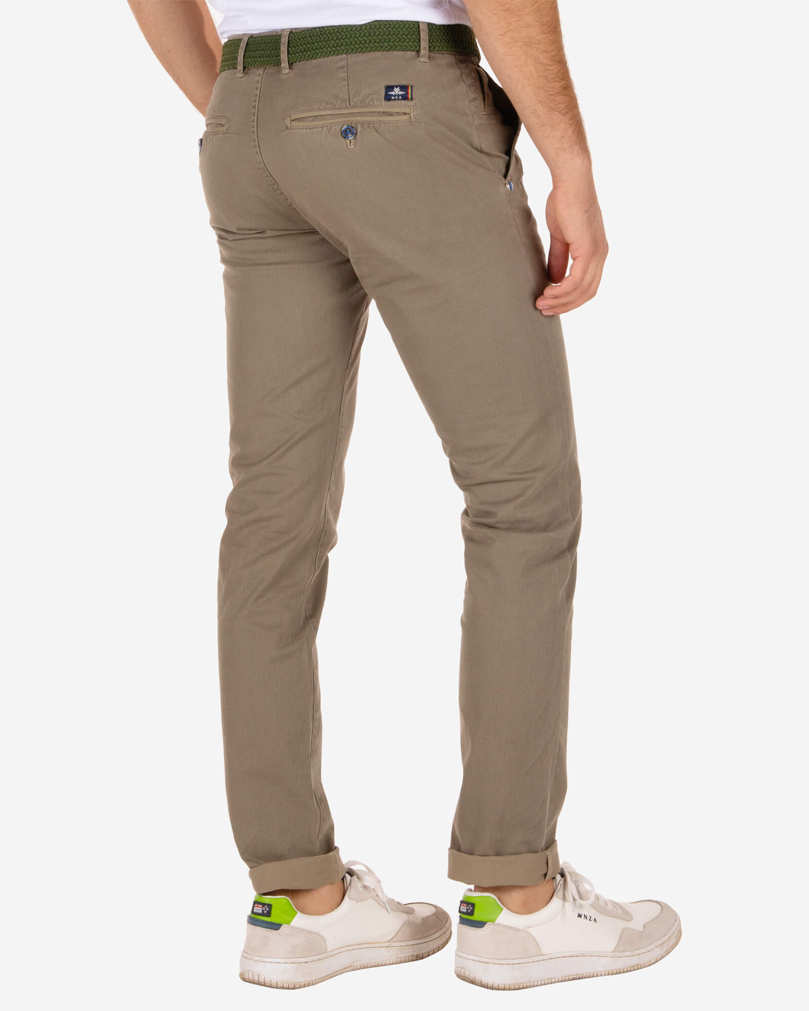 Napier Twill Stretch Print chino pants - Sand Stone Napier Twill Stretch Print chino pants - Sand Stone