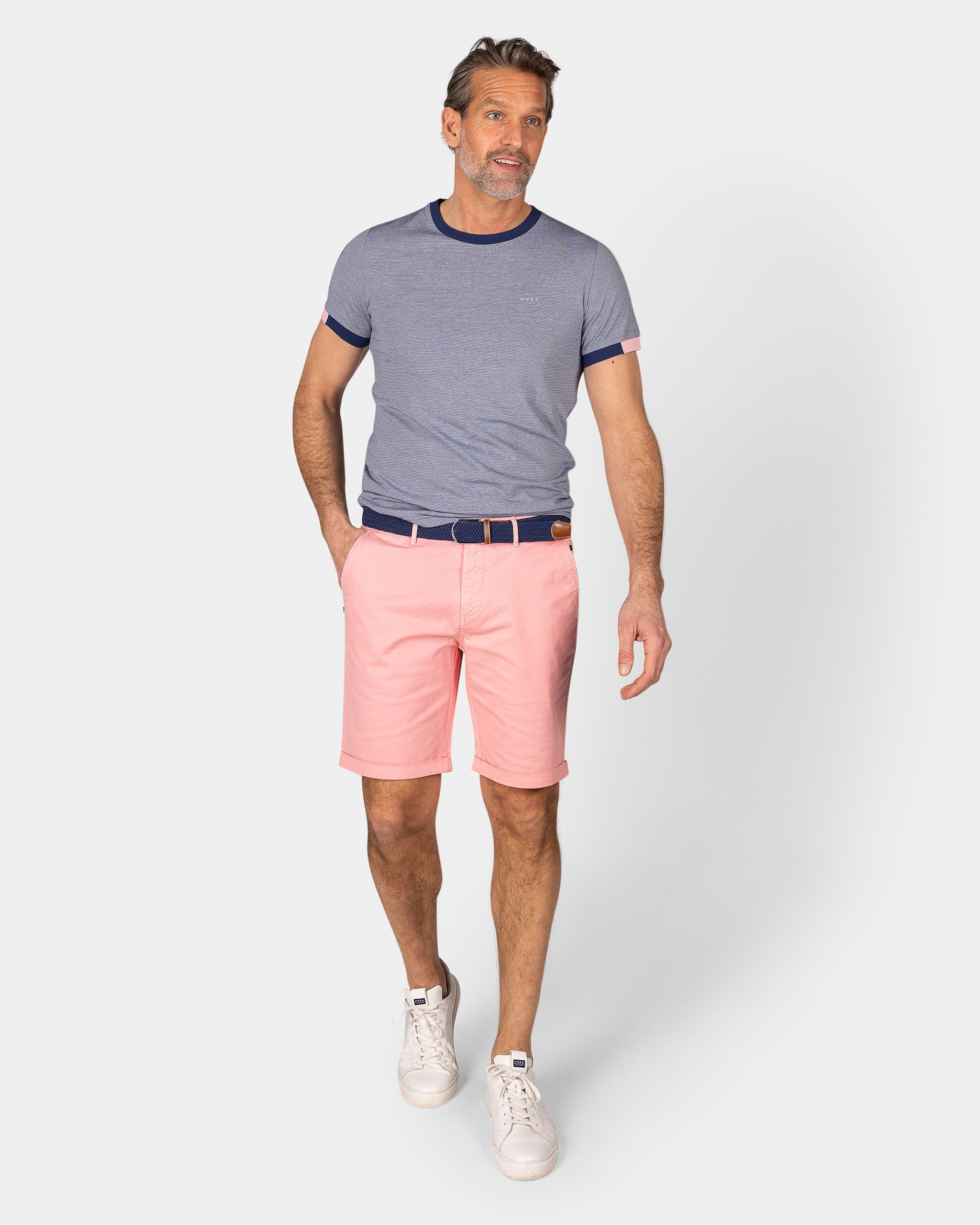 Blue-Grey Cotton T-Shirt Blue-Grey Cotton T-Shirt