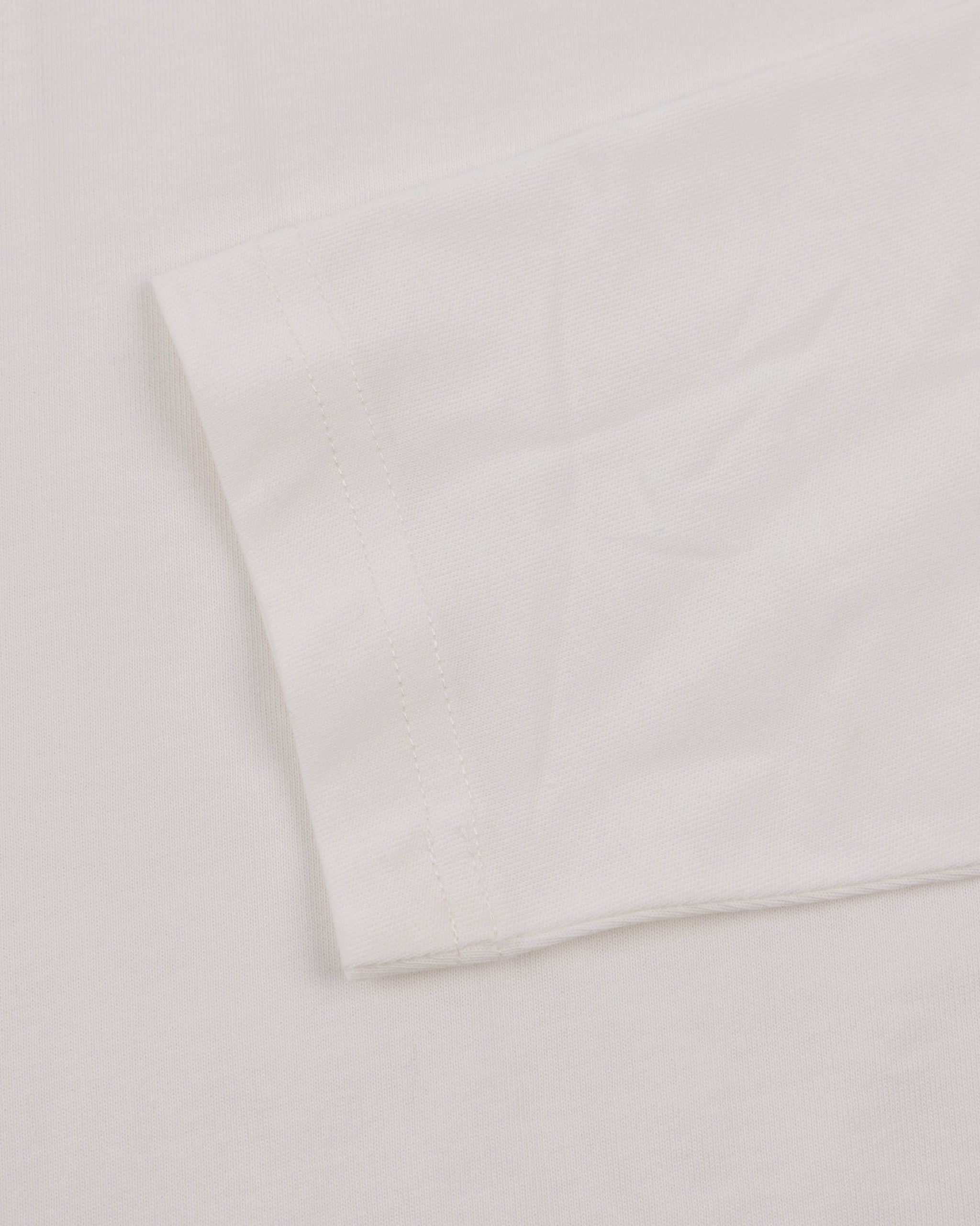 Witte katoenen longsleeve Witte katoenen longsleeve