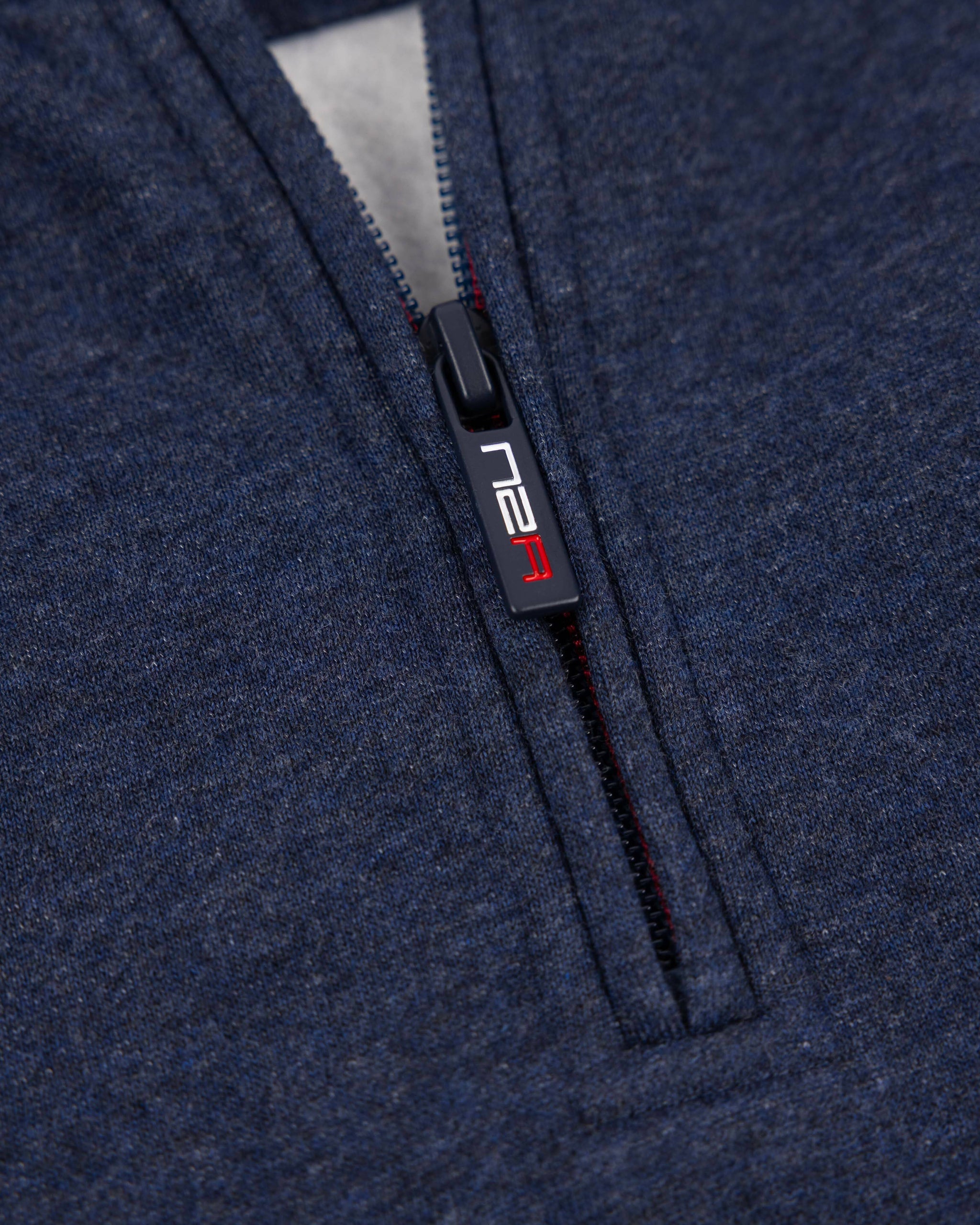 Blauwe half zip sweater Blauwe half zip sweater