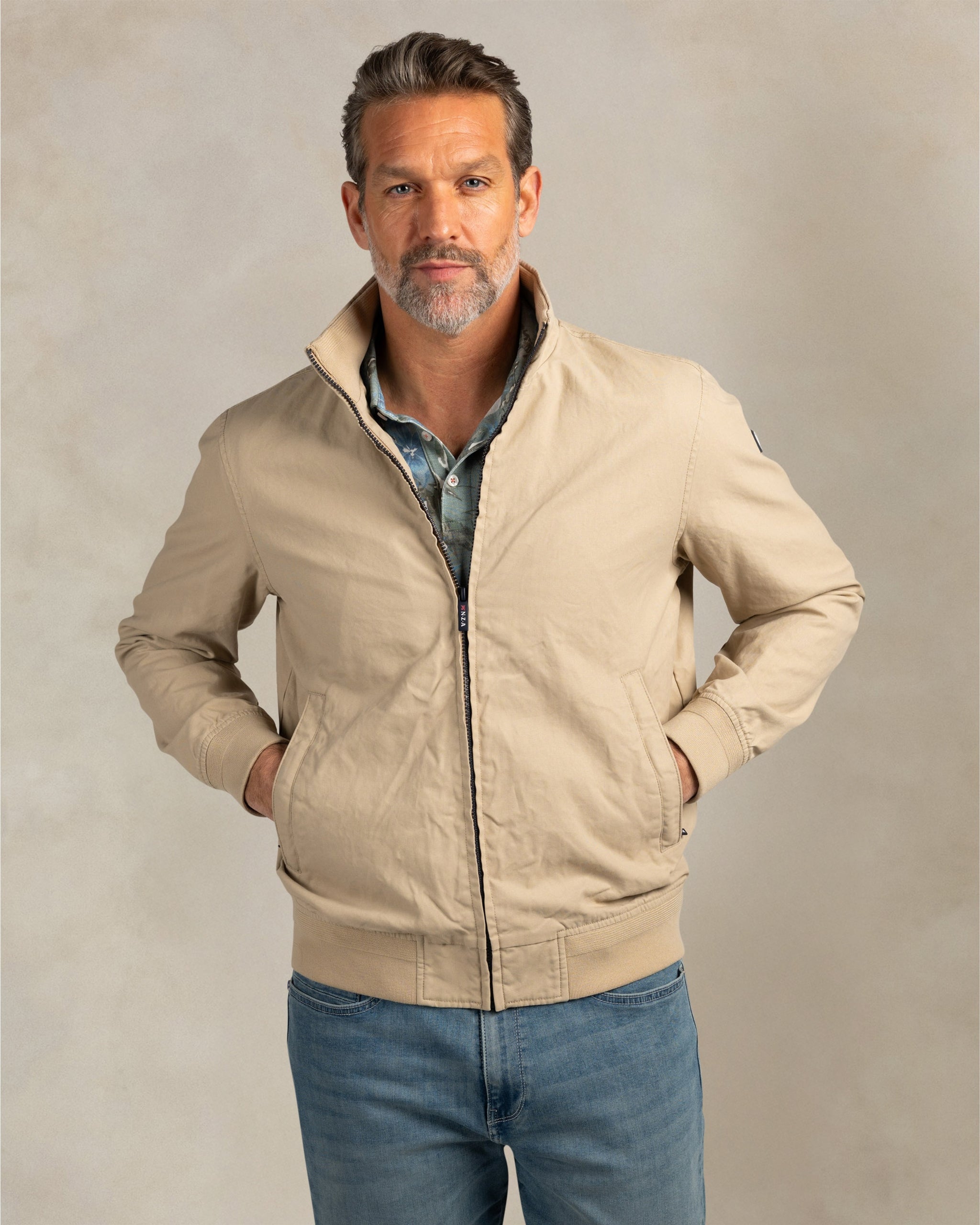 Veste en coton 100% écru Veste en coton 100% écru