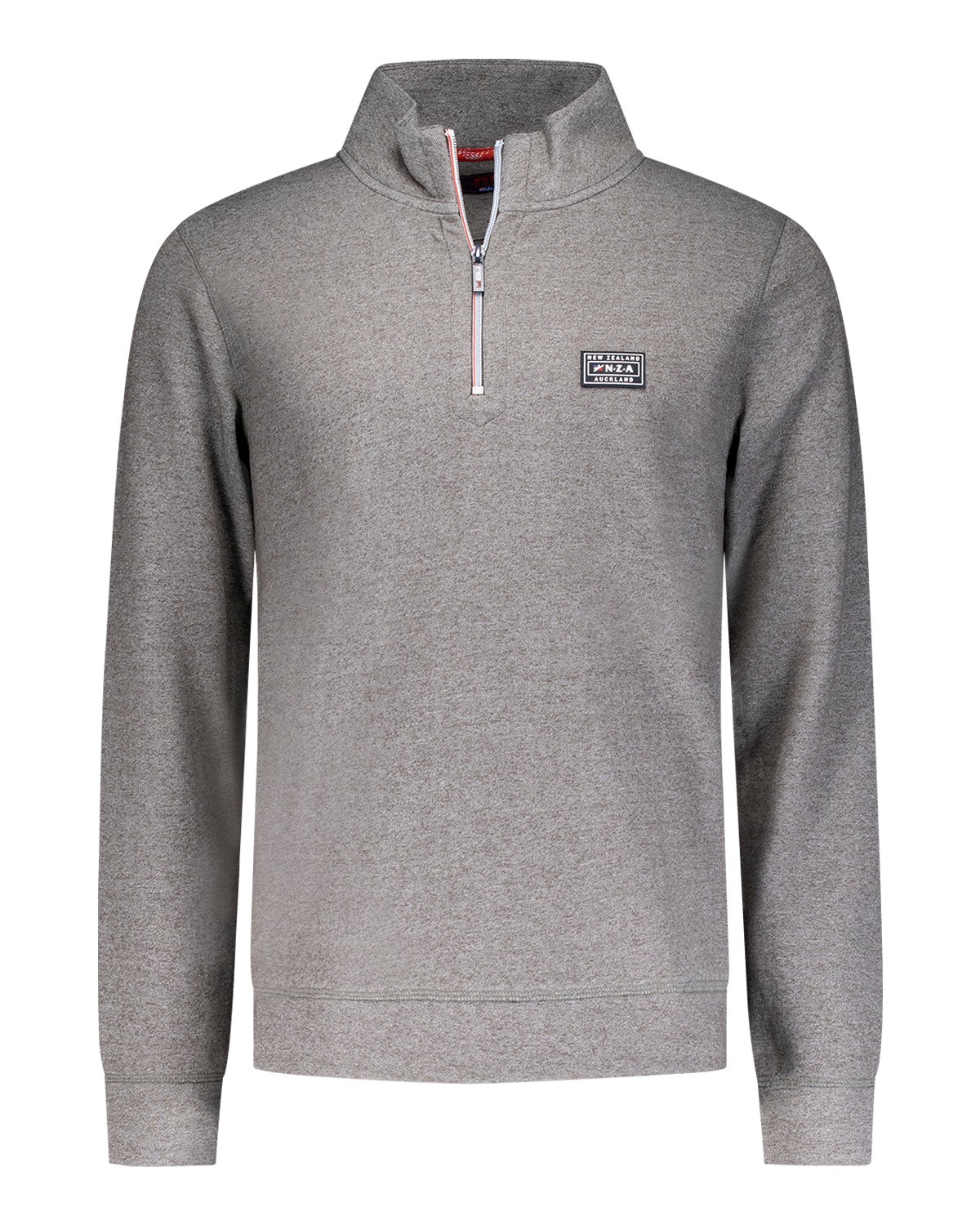 Suéter deportivo gris con media cremallera - Mud Suéter deportivo gris con media cremallera - Mud