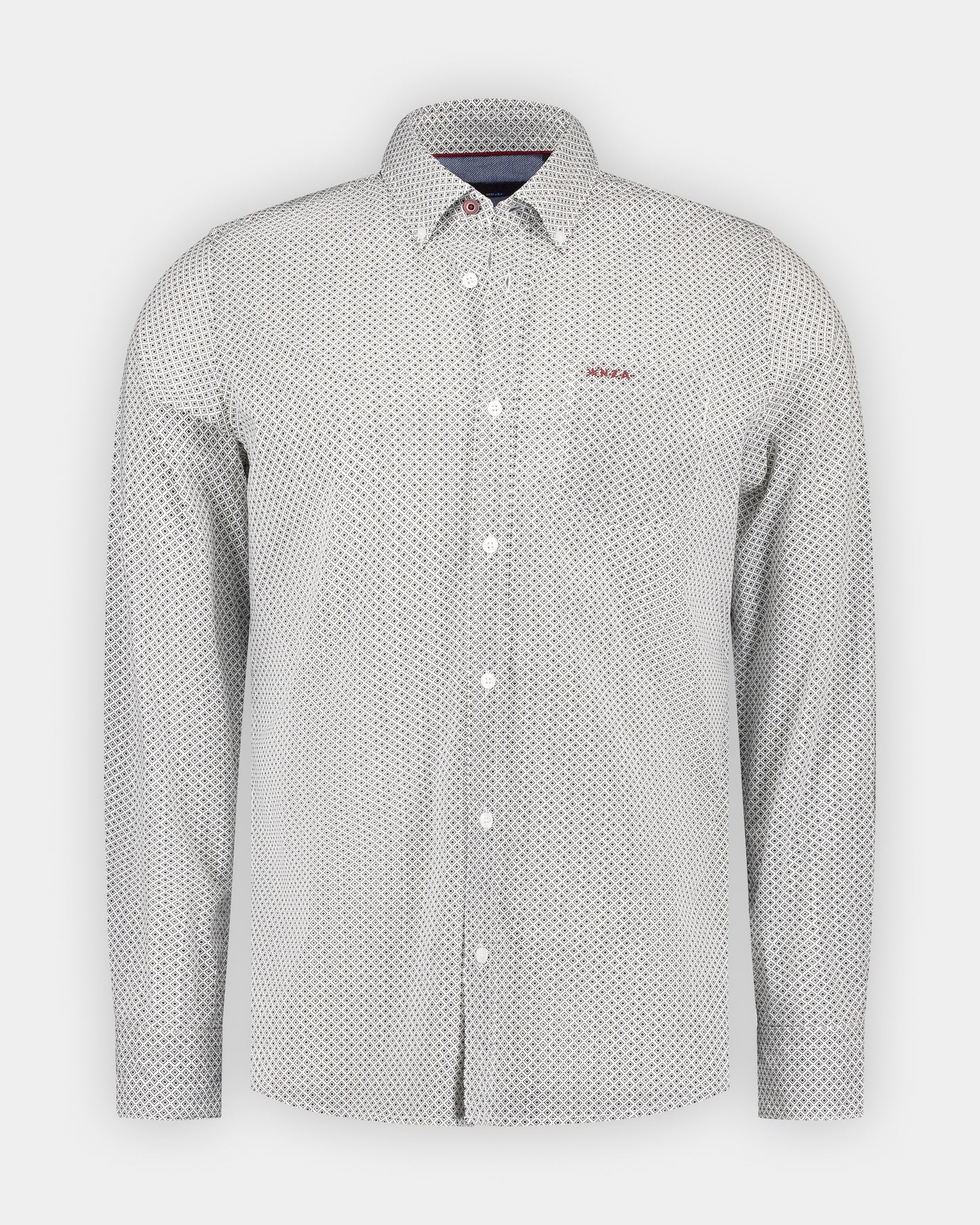 Groene katoenen stretch overhemd Groene katoenen stretch overhemd