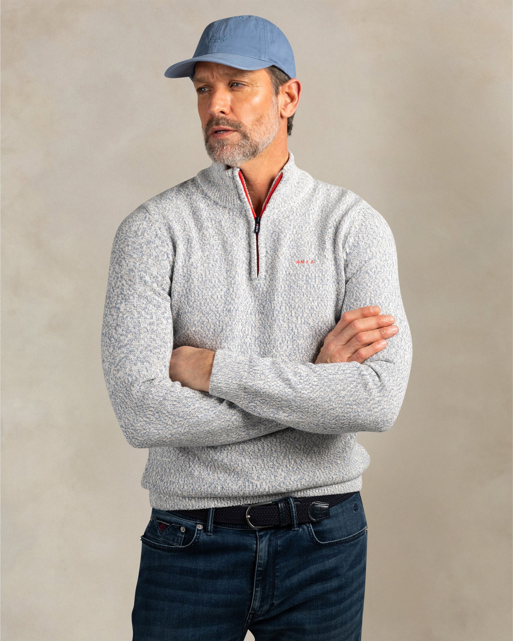 Blue 100% cotton cap Blue 100% cotton cap