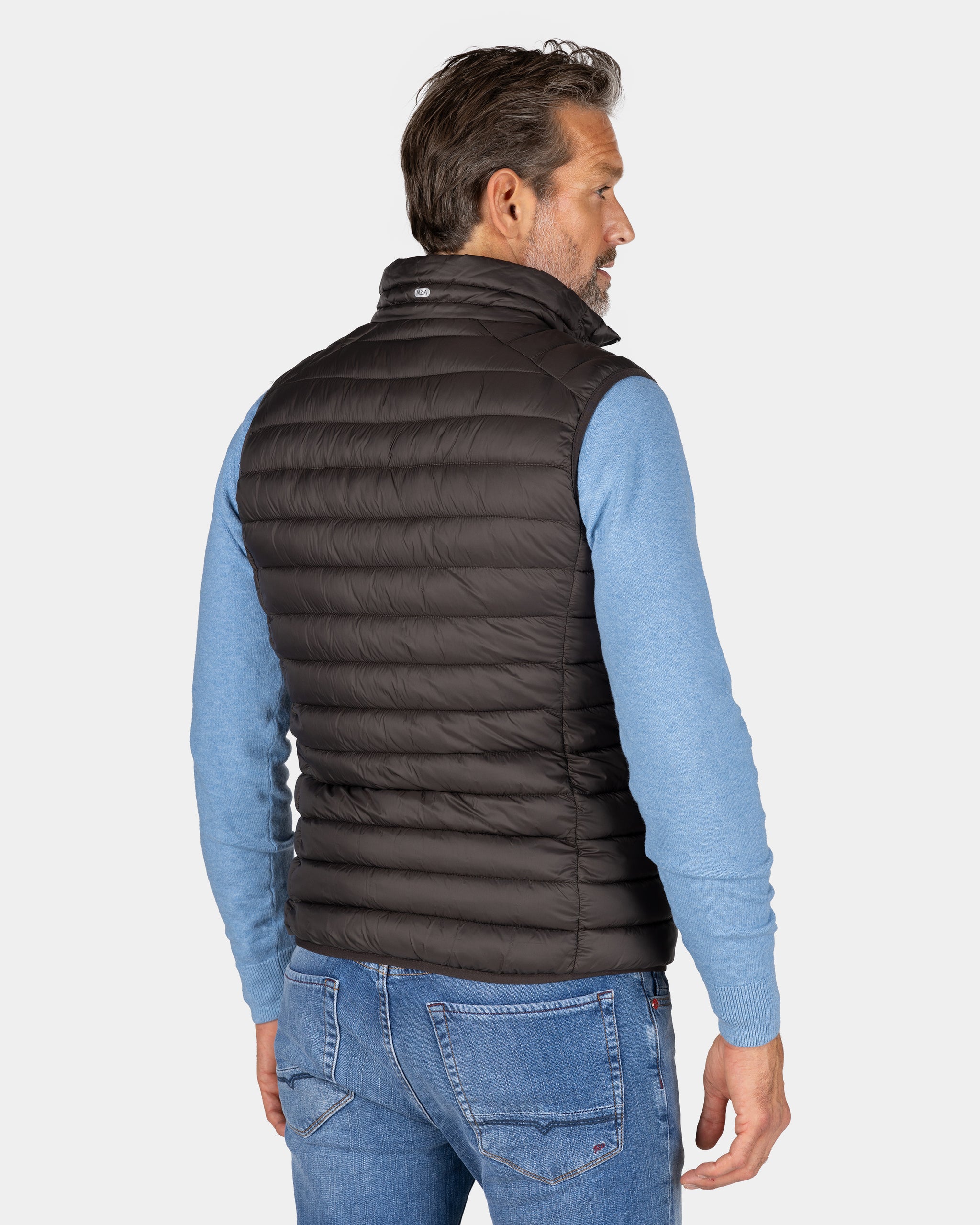 Bruine gewatteerde bodywarmer - Mud Bruine gewatteerde bodywarmer - Mud