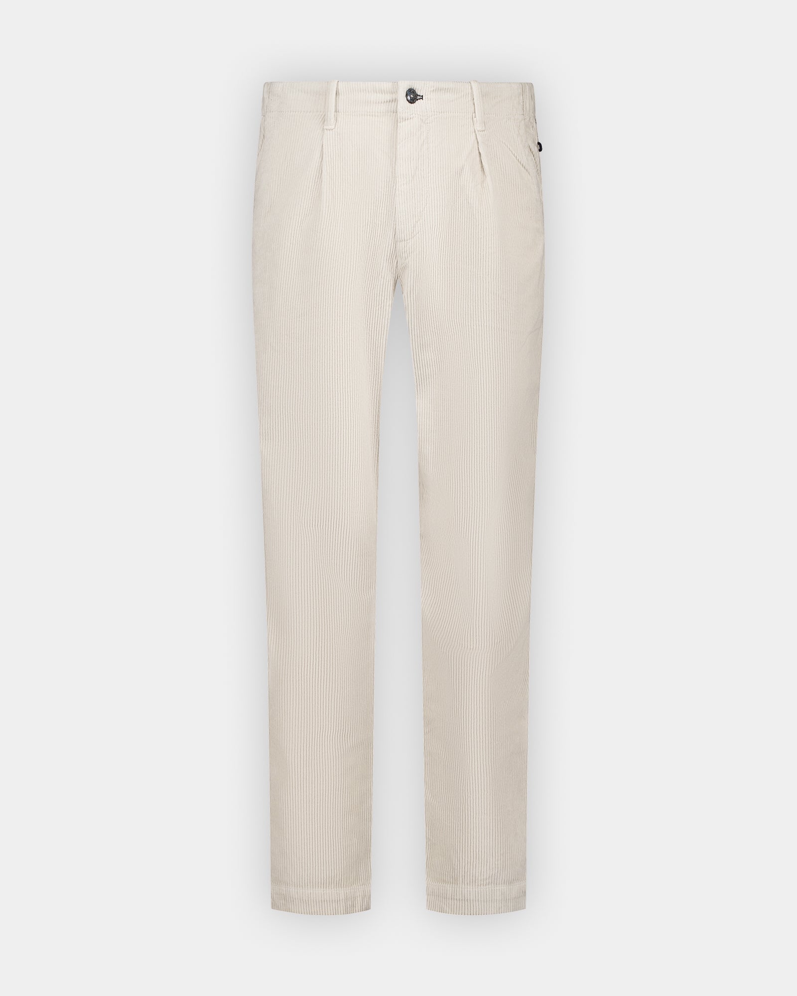 Ecru cotton stretch trousers Ecru cotton stretch trousers