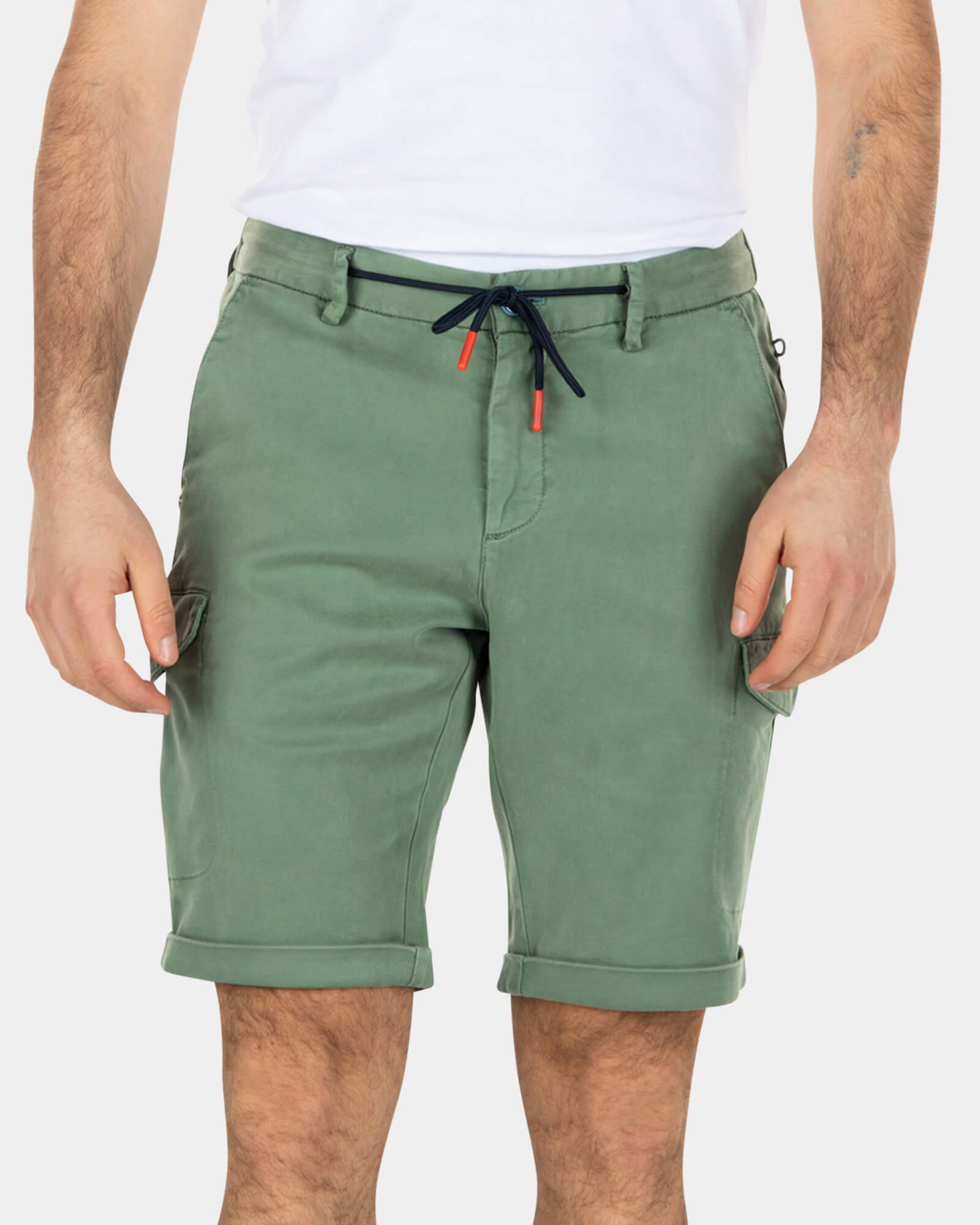 Lyocell cotton cargo shorts - Active Army Lyocell cotton cargo shorts - Active Army