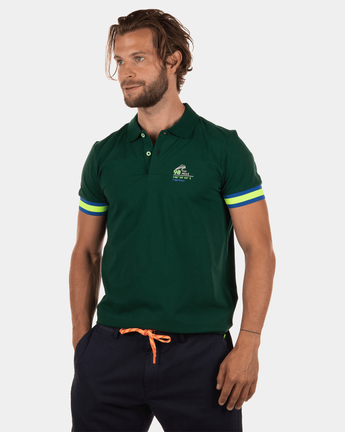 Sportliches Poloshirt von Coleridge - Lead Green