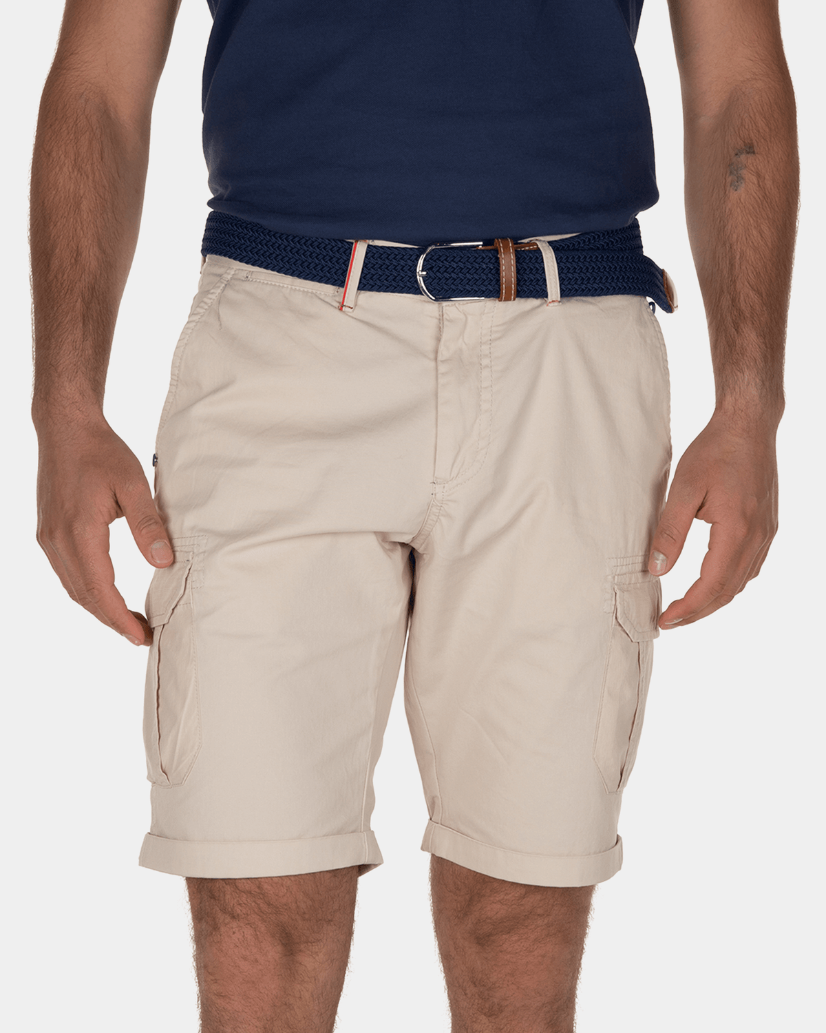 Larry Bay cargo shorts - Light Stone