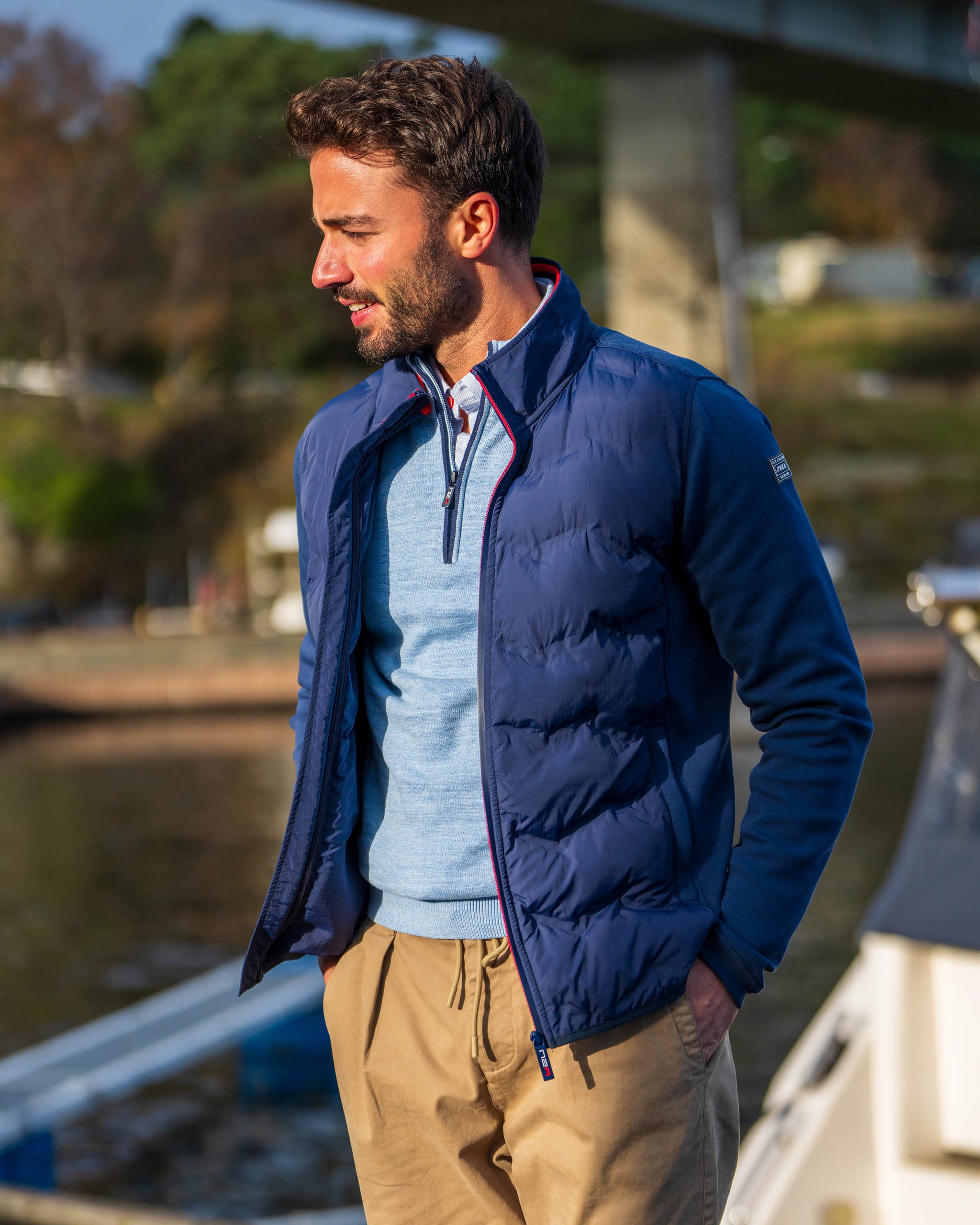 Blue cotton jacket Blue cotton jacket