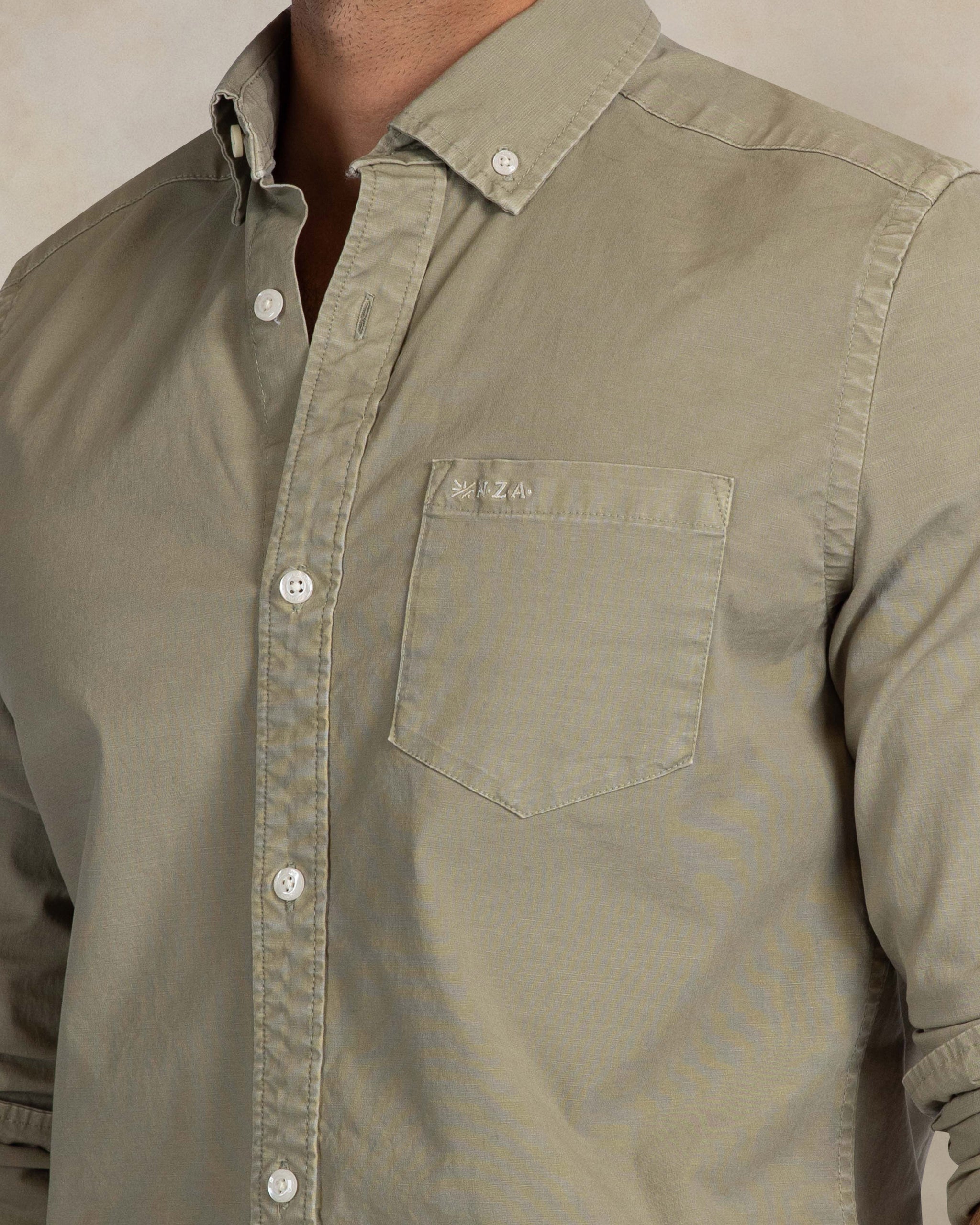 Chemise stretch vert clair Chemise stretch vert clair