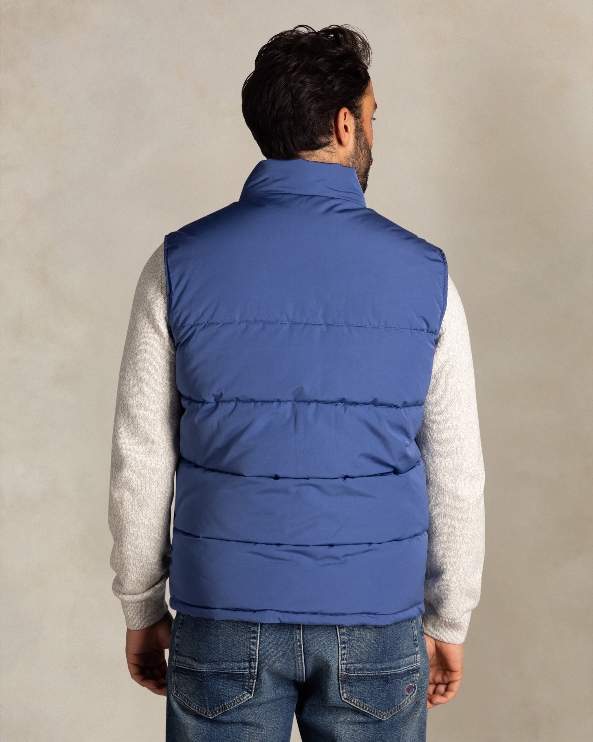 Blue padded bodywarmer Blue padded bodywarmer