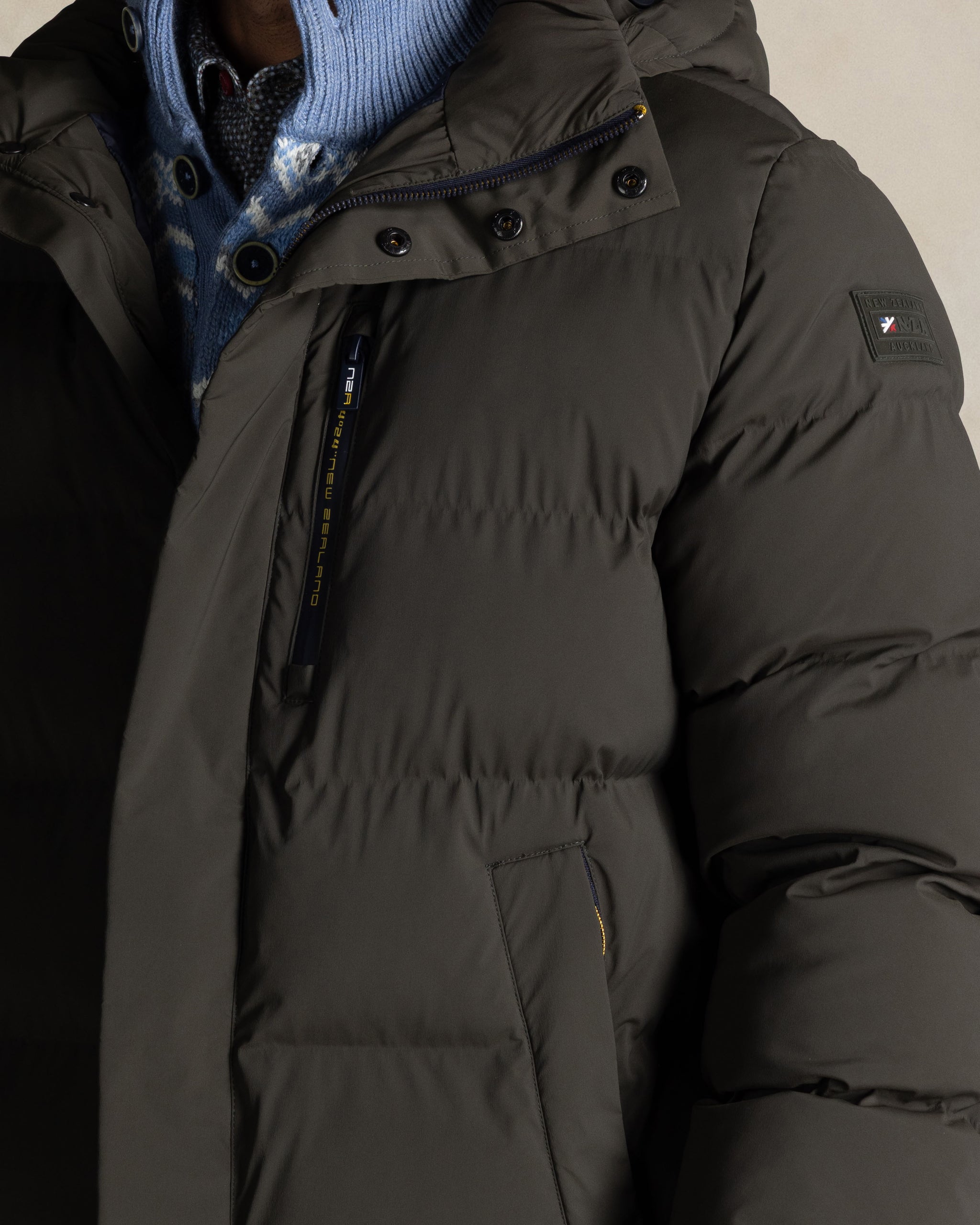 Veste matelassée verte Veste matelassée verte