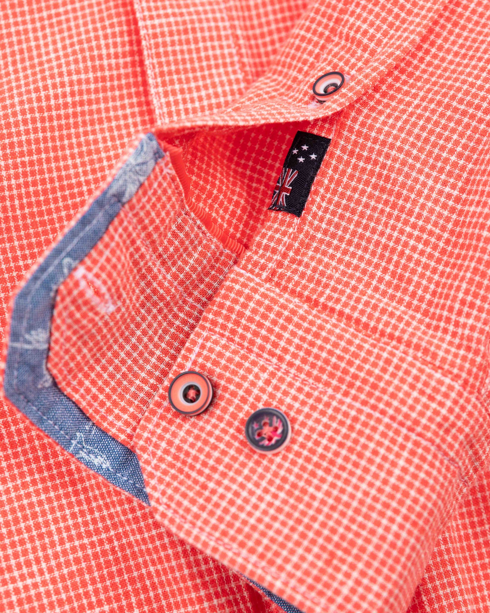 Langärmliges Leinenhemd - Red Cider Langärmliges Leinenhemd - Red Cider