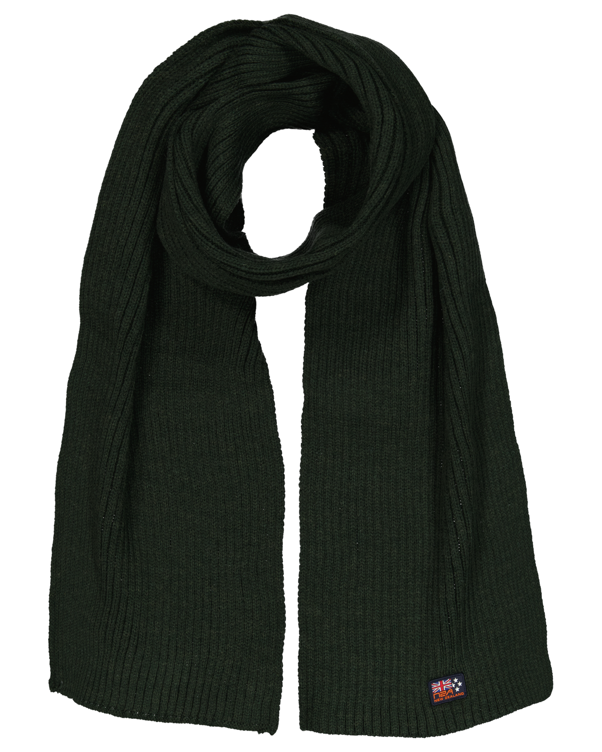 Acrylic knitted scarf - Crushing Green