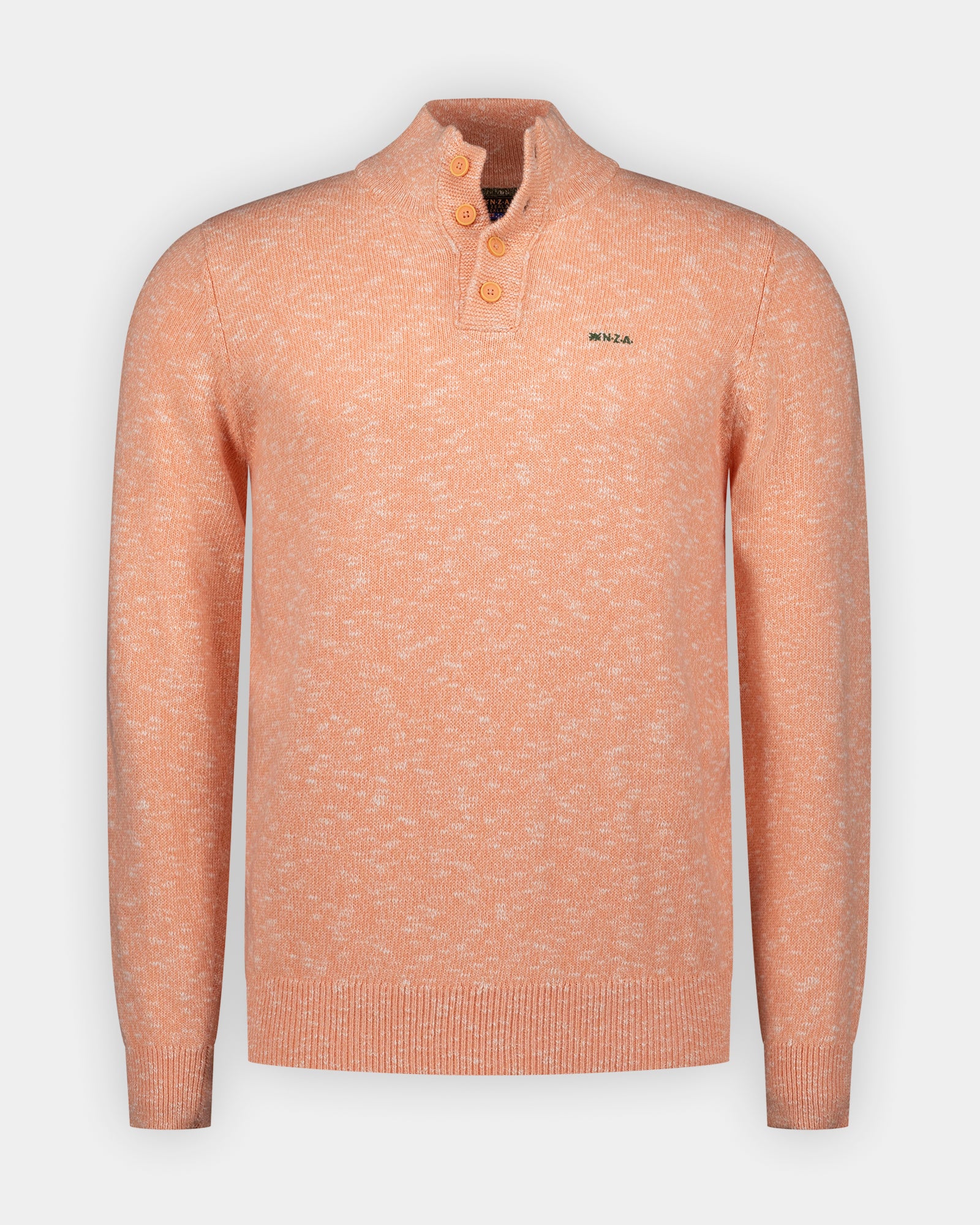 Jersey coral con media cremallera Jersey coral con media cremallera