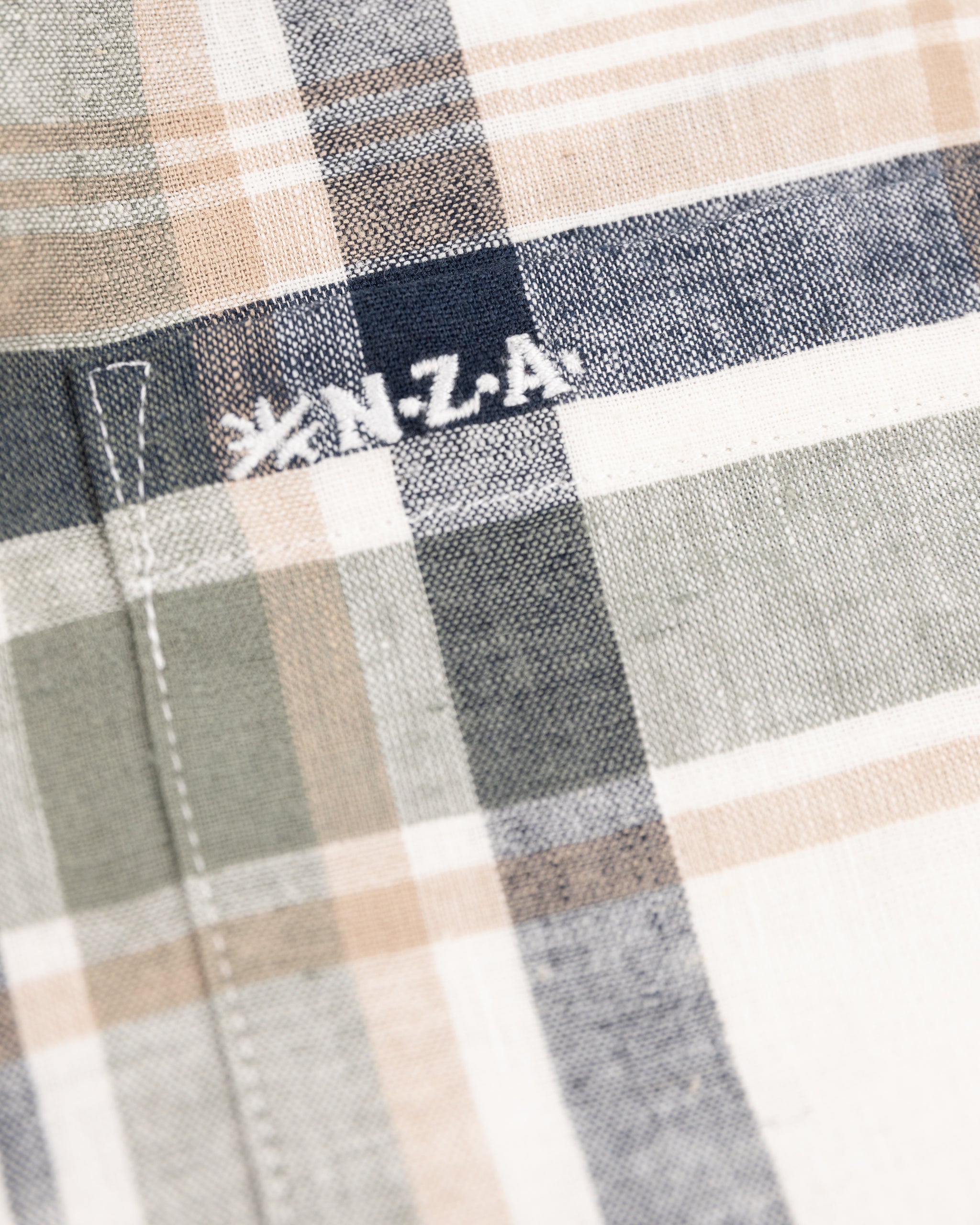 Grau-grün kariertes Hemd - Sage Grau-grün kariertes Hemd - Sage