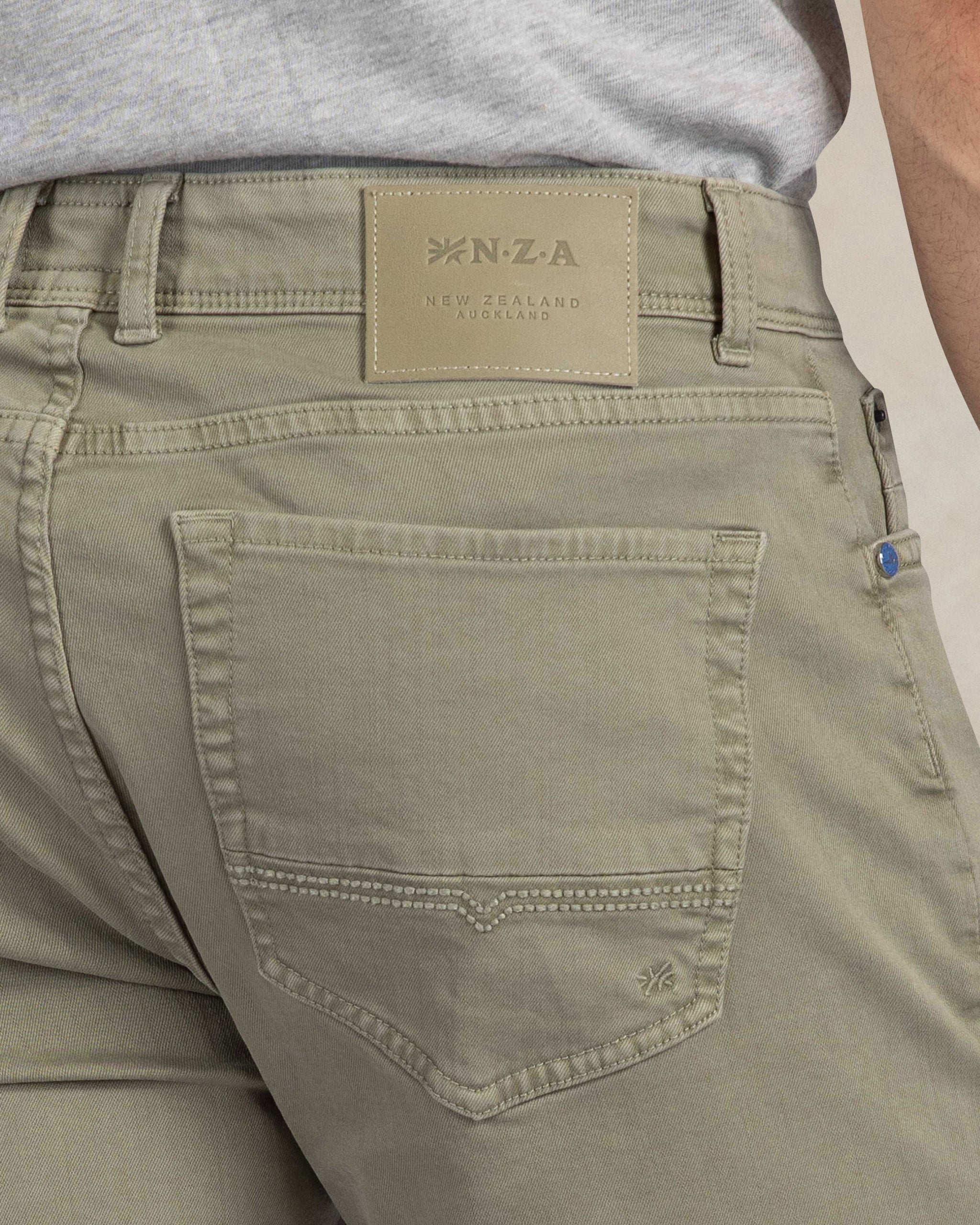 Auckland groene stretch 5-pocket jeans Auckland groene stretch 5-pocket jeans
