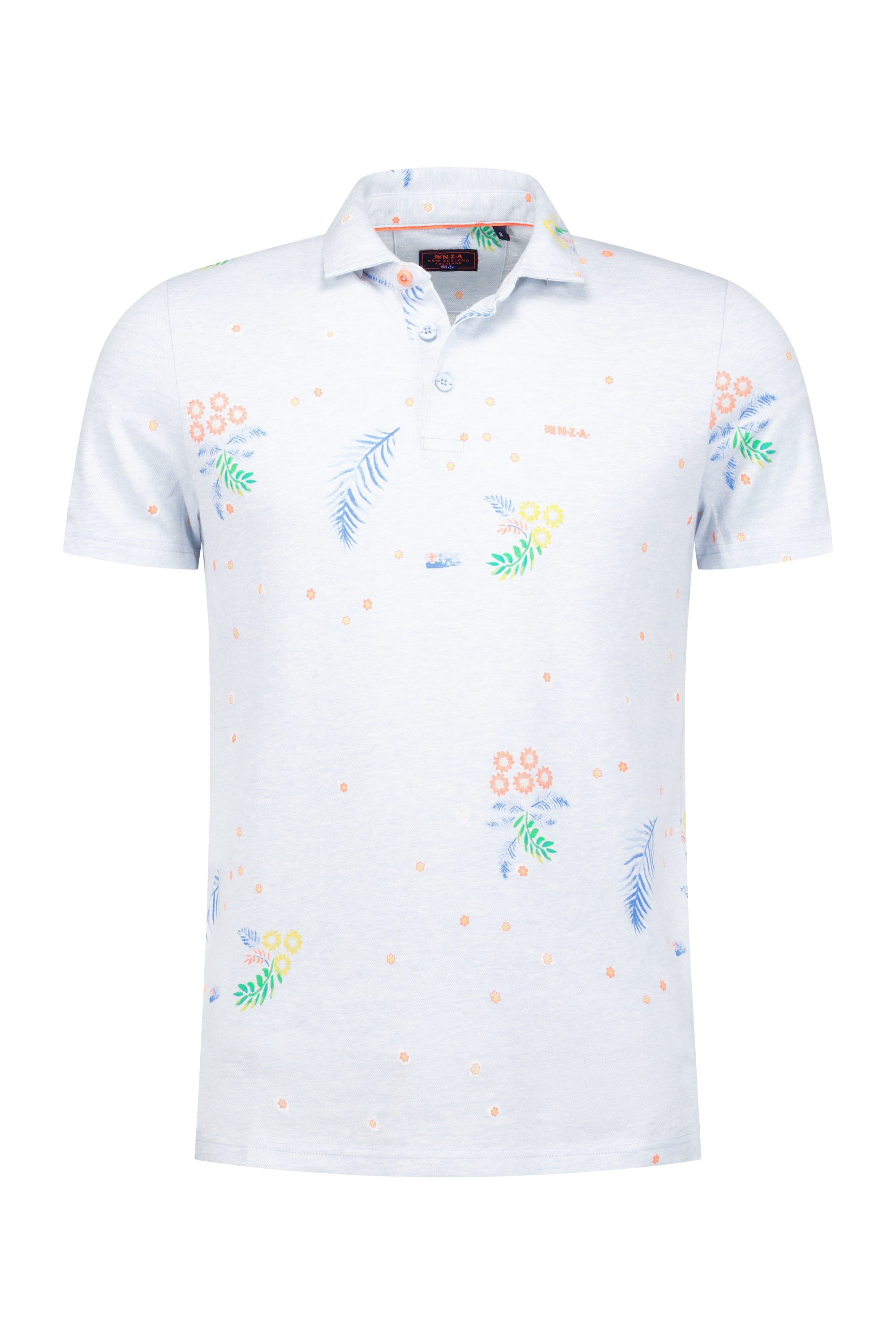 Polo bleu clair ネ fleurs - Light Sky Polo bleu clair ネ fleurs - Light Sky
