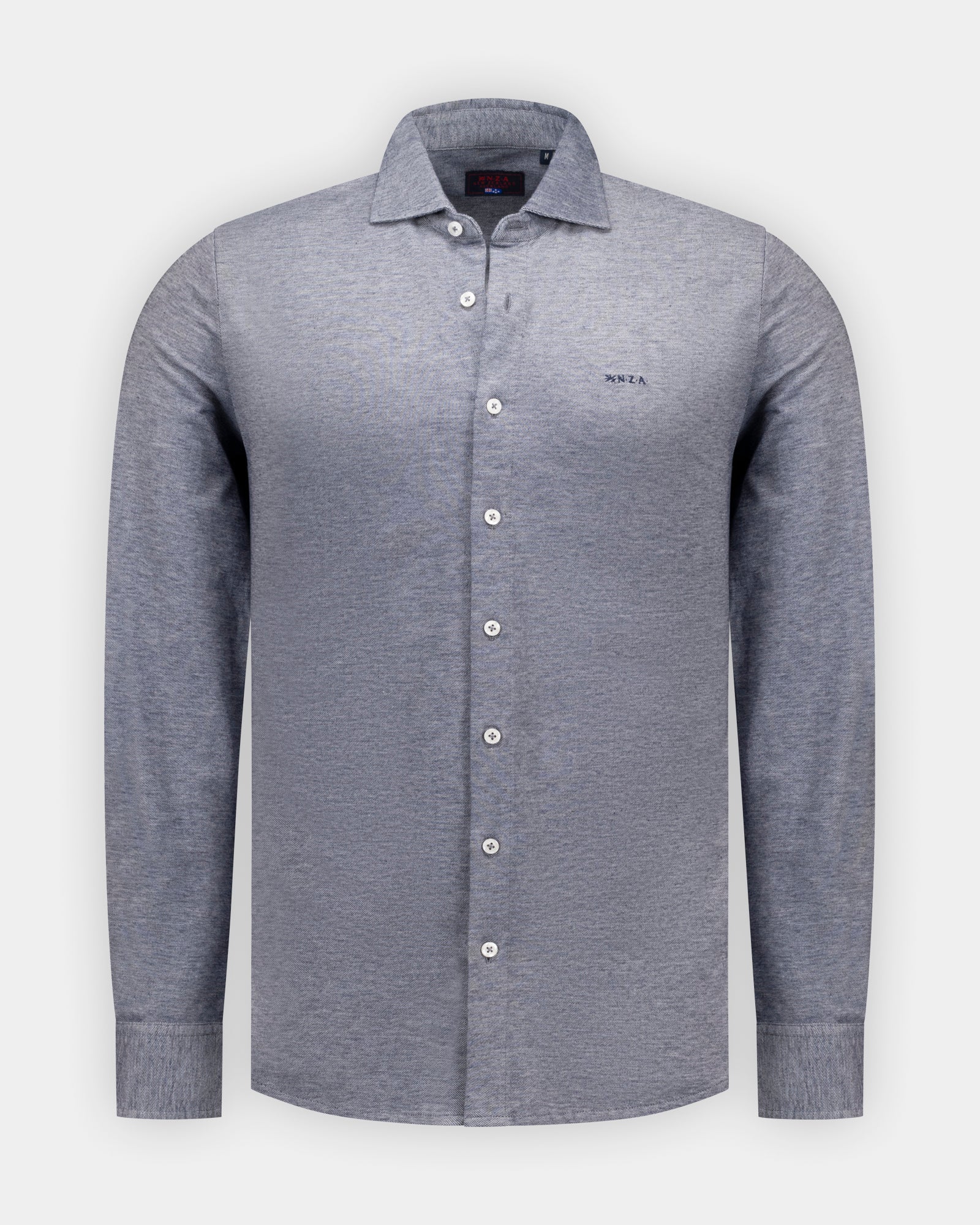 Blue cotton knitted shirt Blue cotton knitted shirt