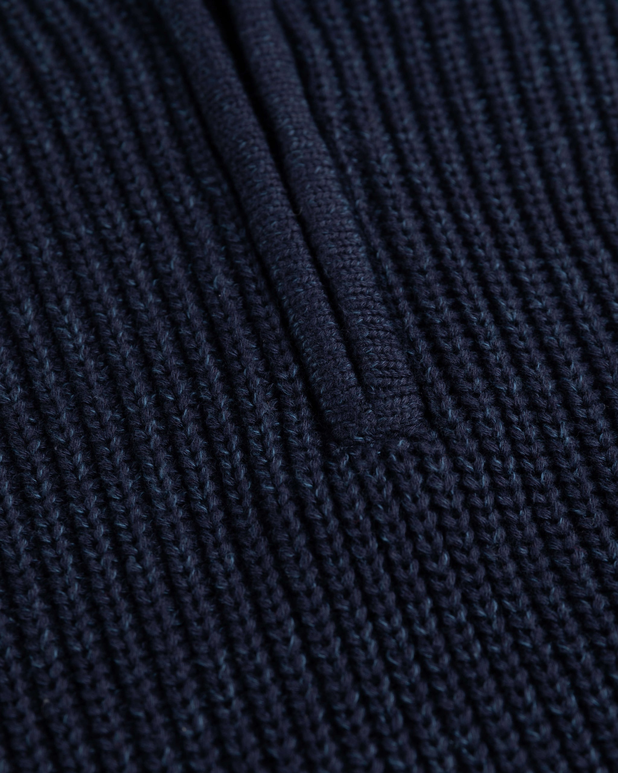 Gebreide trui met halve rits Drake - Ink Navy Gebreide trui met halve rits Drake - Ink Navy
