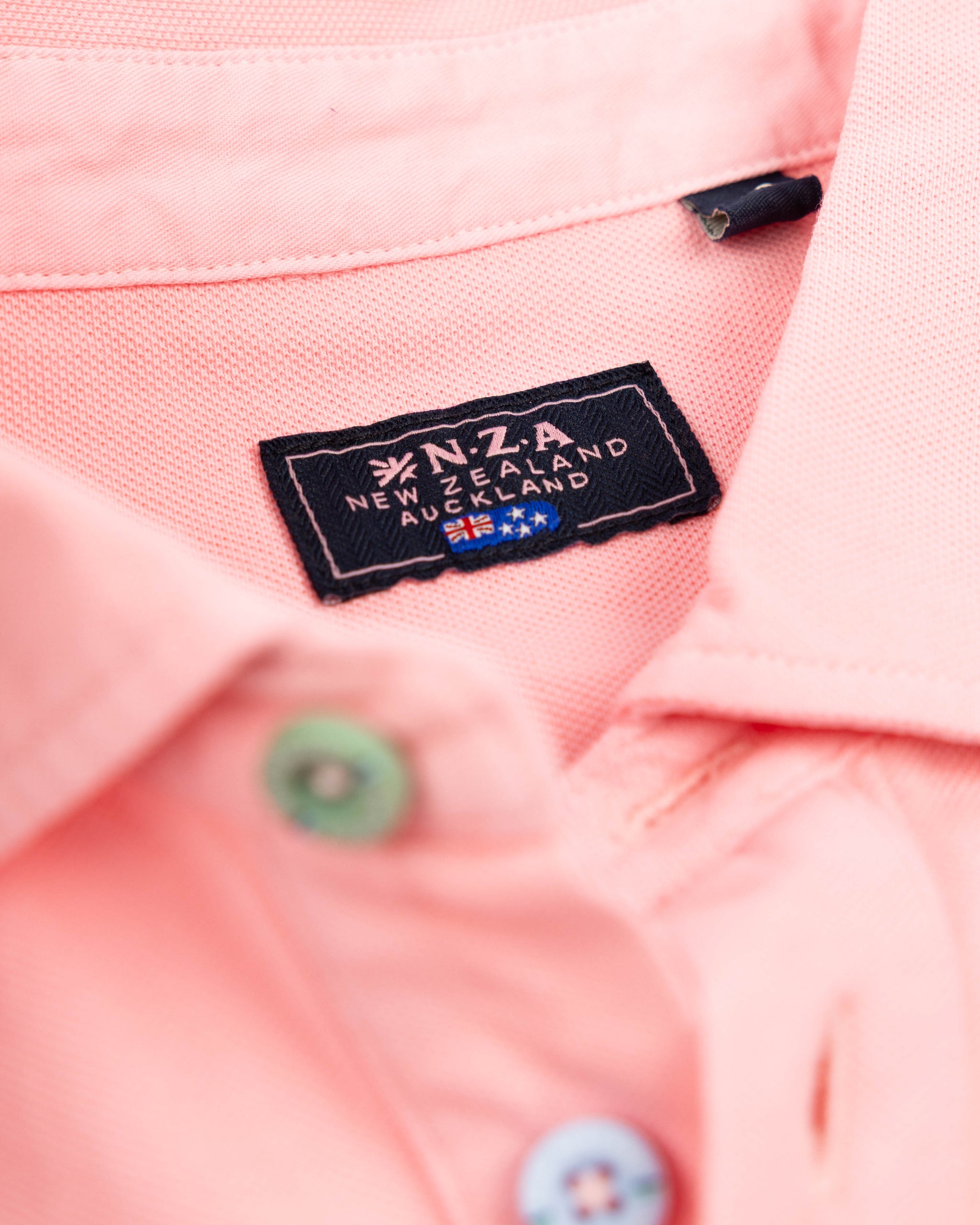 Polo uni en coton rose pastel Polo uni en coton rose pastel