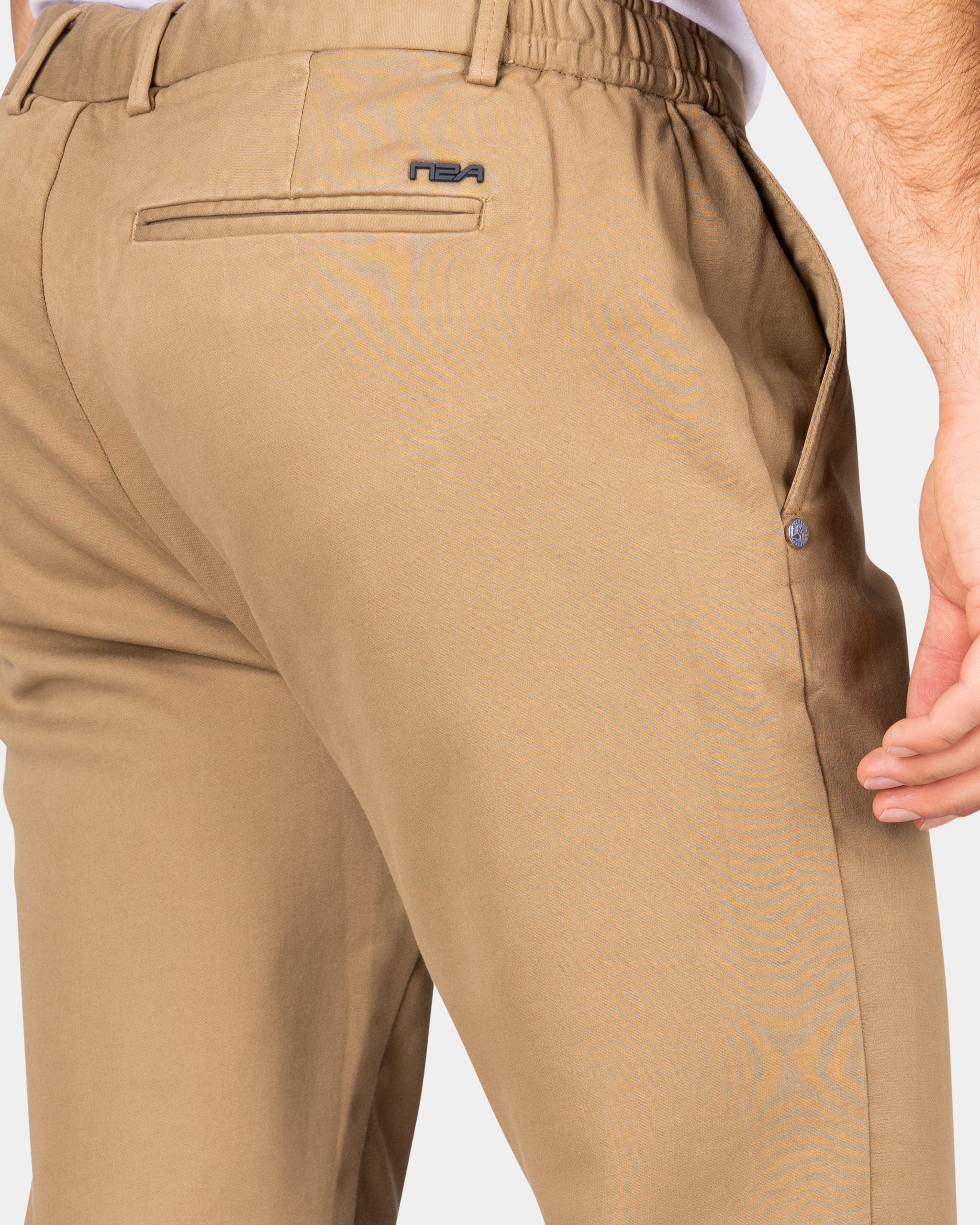 Ecru jersey chino - Shimmering Sand Ecru jersey chino - Shimmering Sand