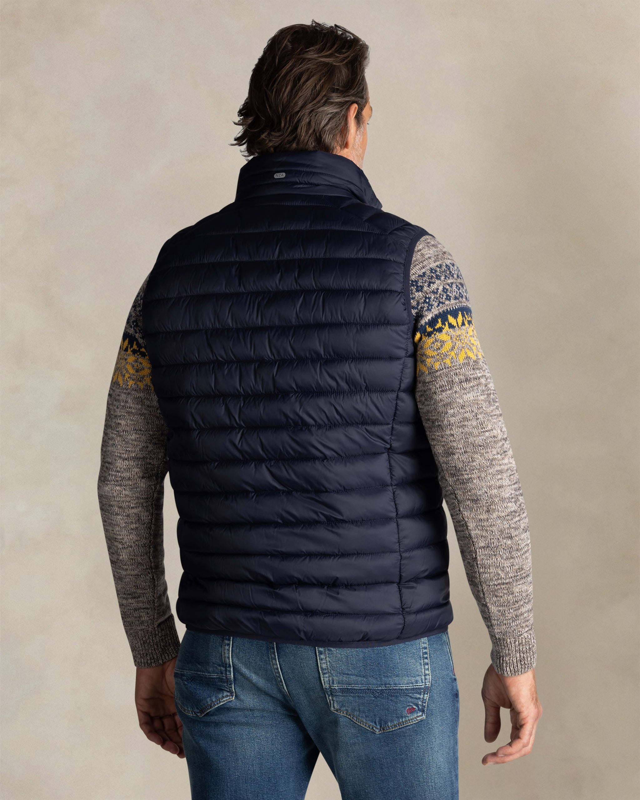 Blaue gesteppte Weste Blaue gesteppte Weste