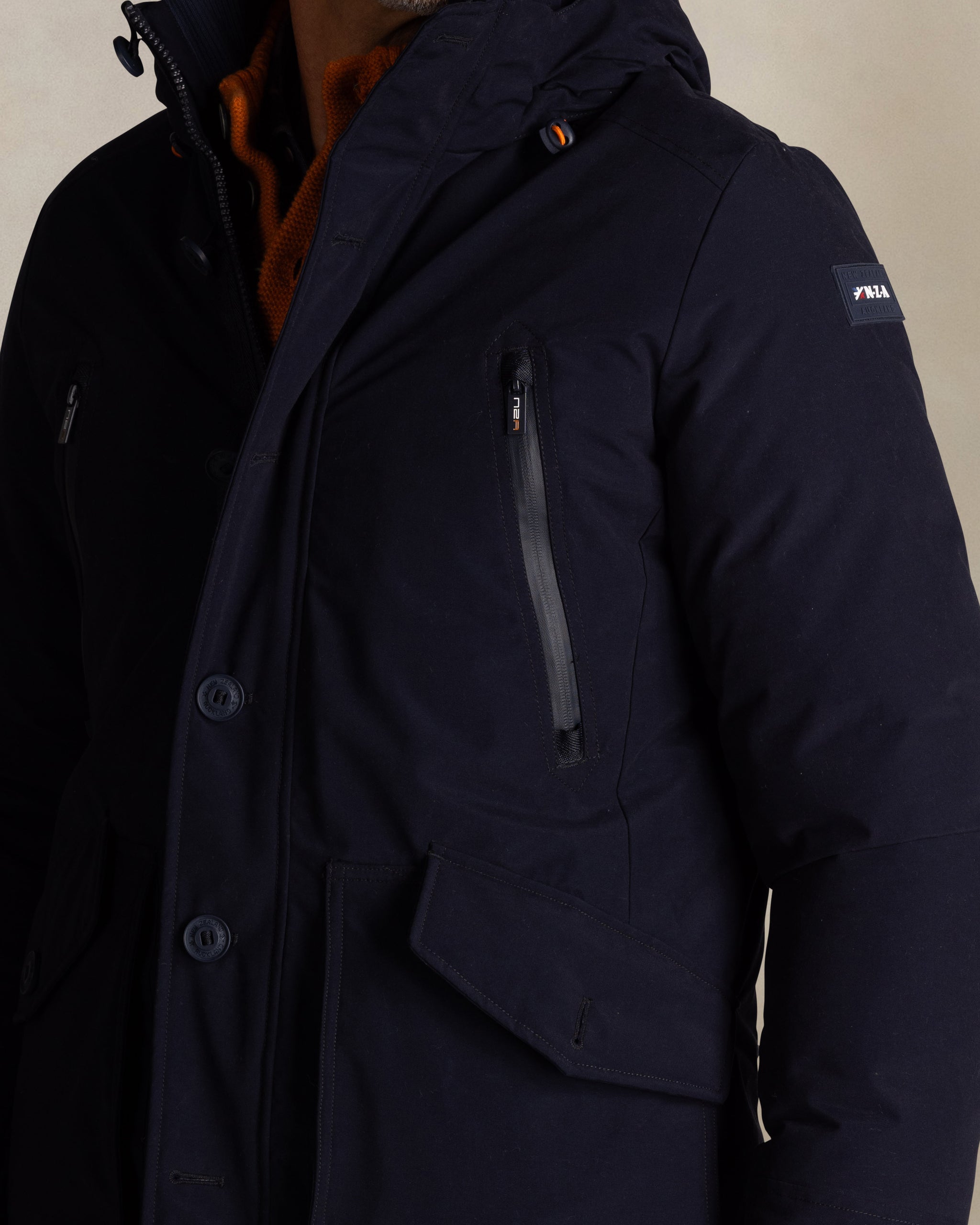 Veste en coton bleu Veste en coton bleu