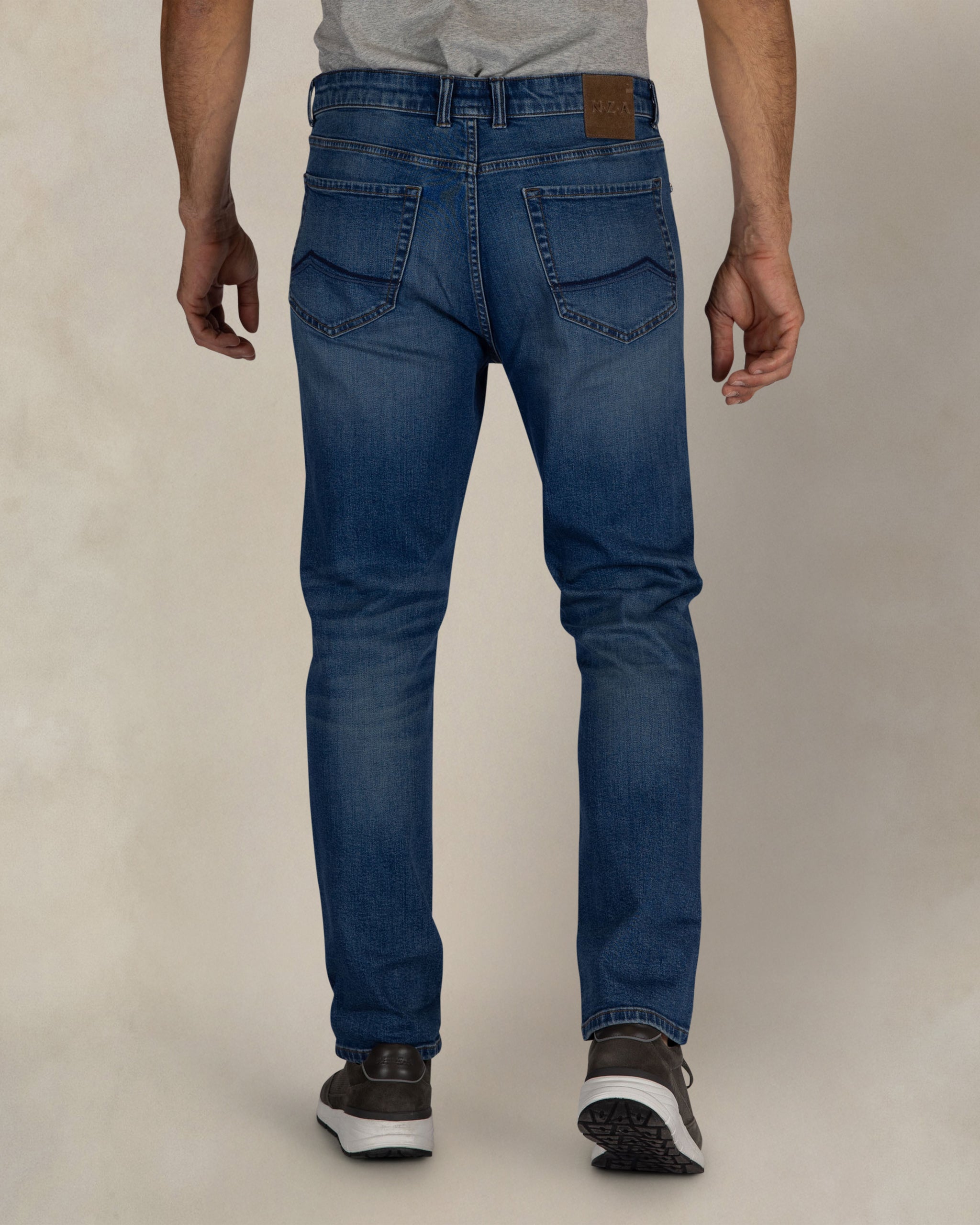 Jeans de corte medio con cinco bolsillos Auckland stretch Jeans de corte medio con cinco bolsillos Auckland stretch