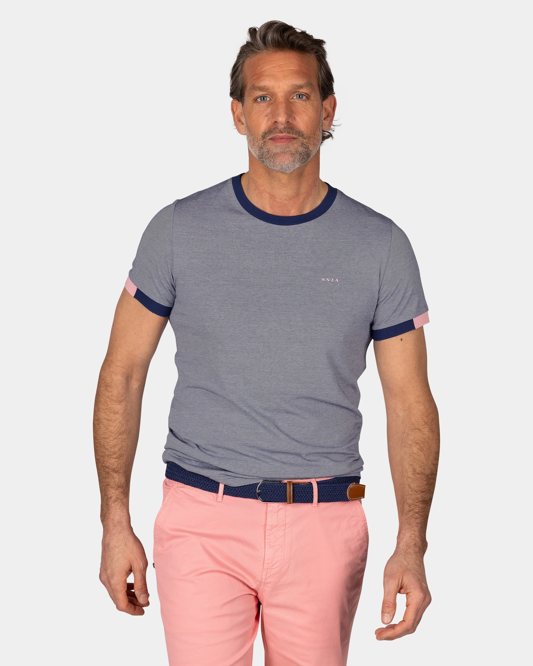 Blue-Grey Cotton T-Shirt Blue-Grey Cotton T-Shirt