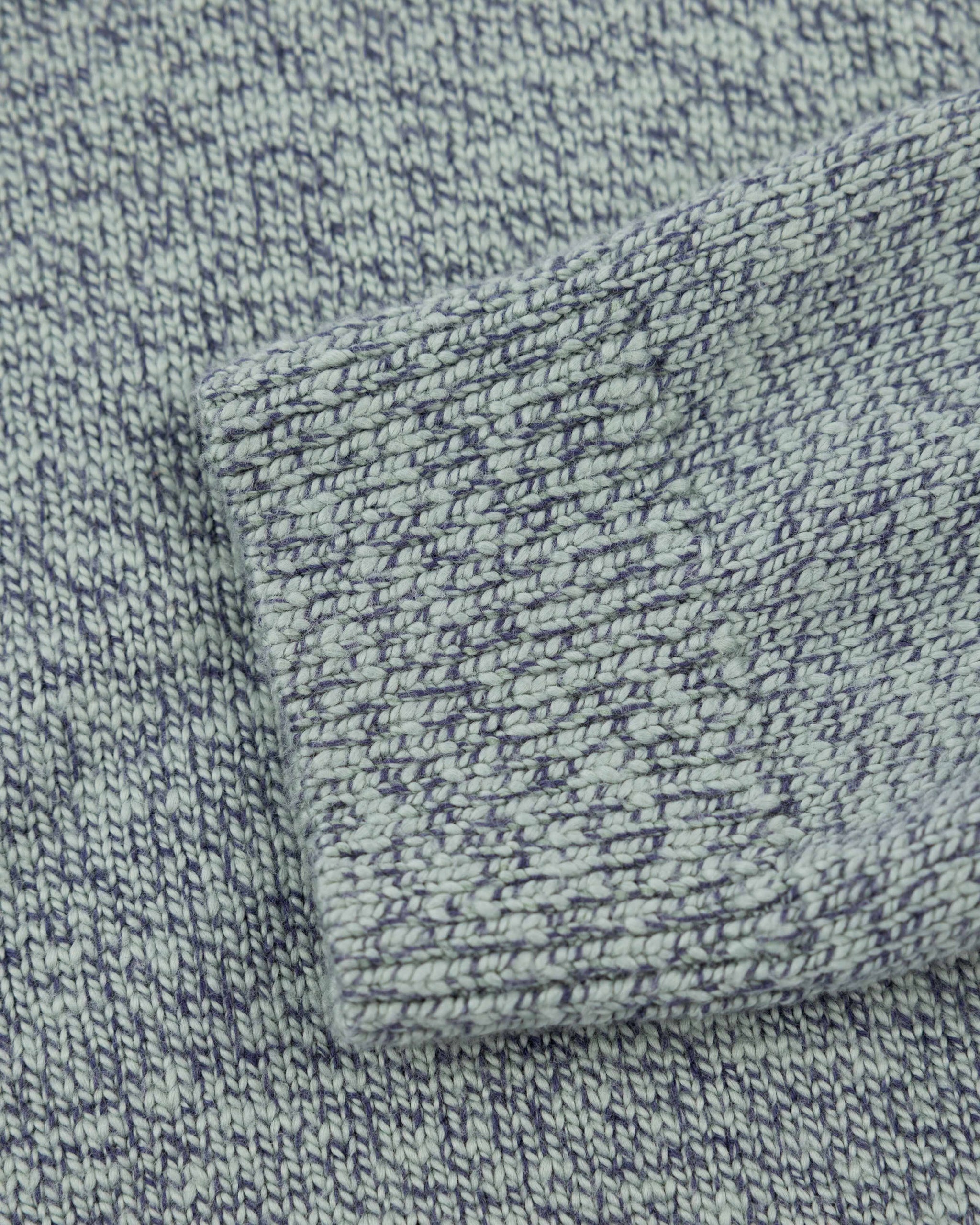 Groene katoenen half zip trui Groene katoenen half zip trui